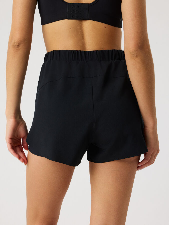 Bjorn Borg dames Ace 2 In 1 Shorts, korte sportbroek, zwart