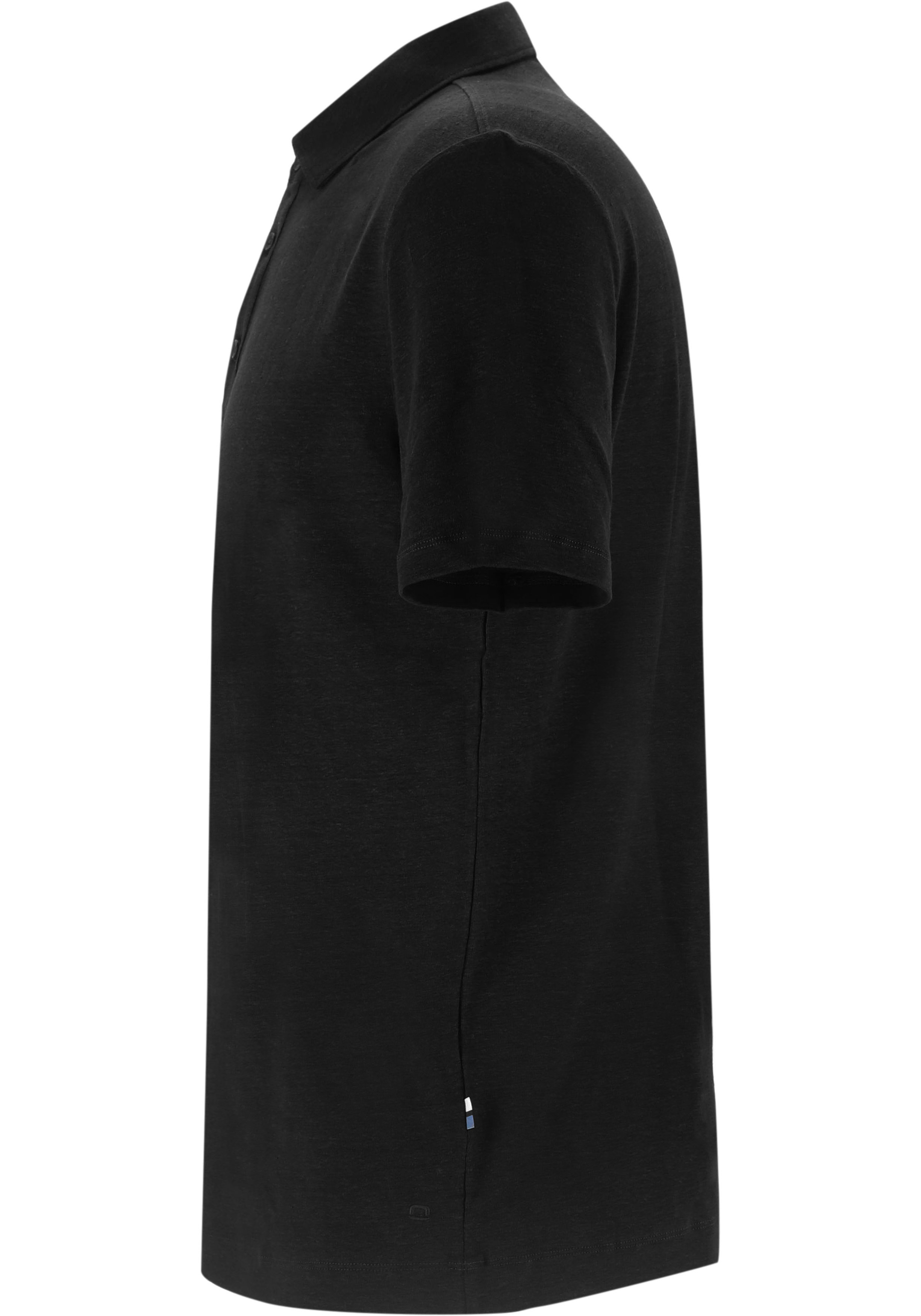 OLYMP Polo Casual, modern fit polo, zwart
