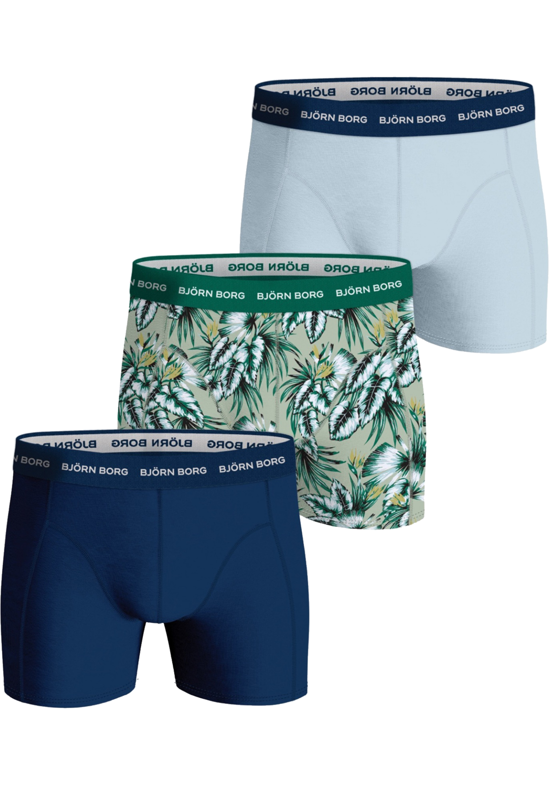 1-7321465528674-bjorn_borg_HR Bjorn Borg Cotton Stretch boxers, heren boxers normale lengte (3-pack), multicolor