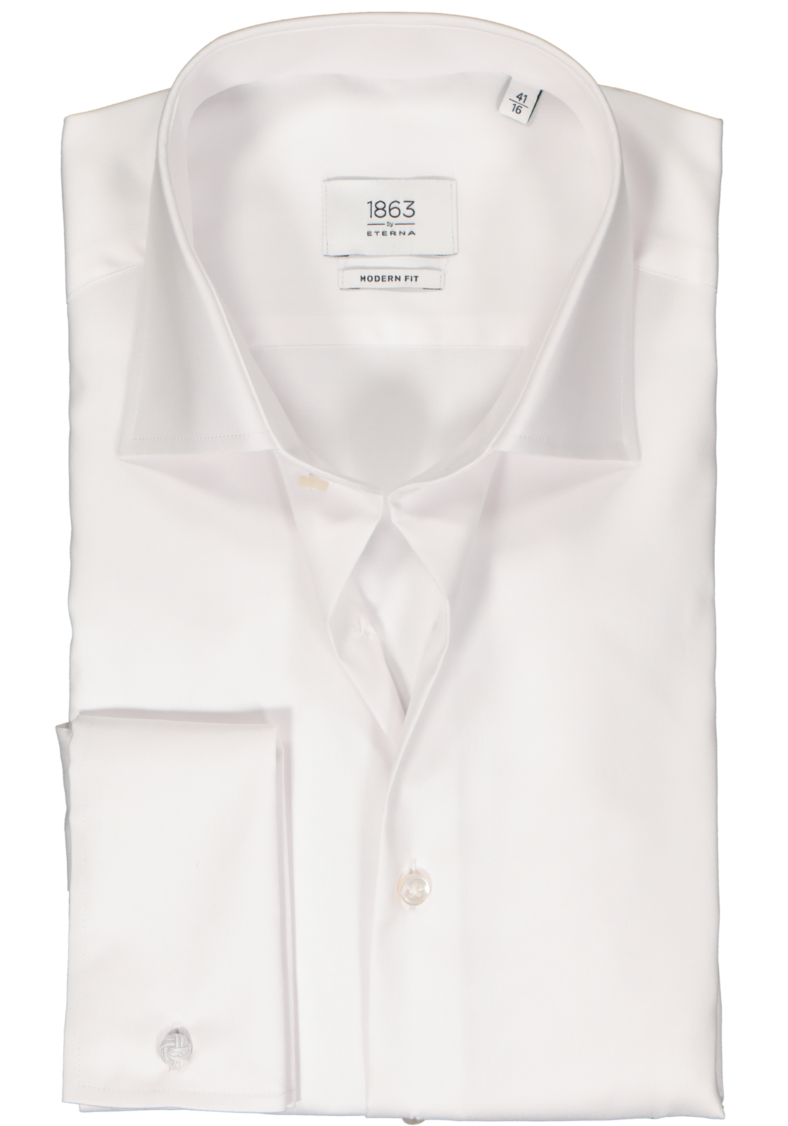 1-4067159004781_eterna-overhemd_HR ETERNA modern fit overhemd, twill, wit