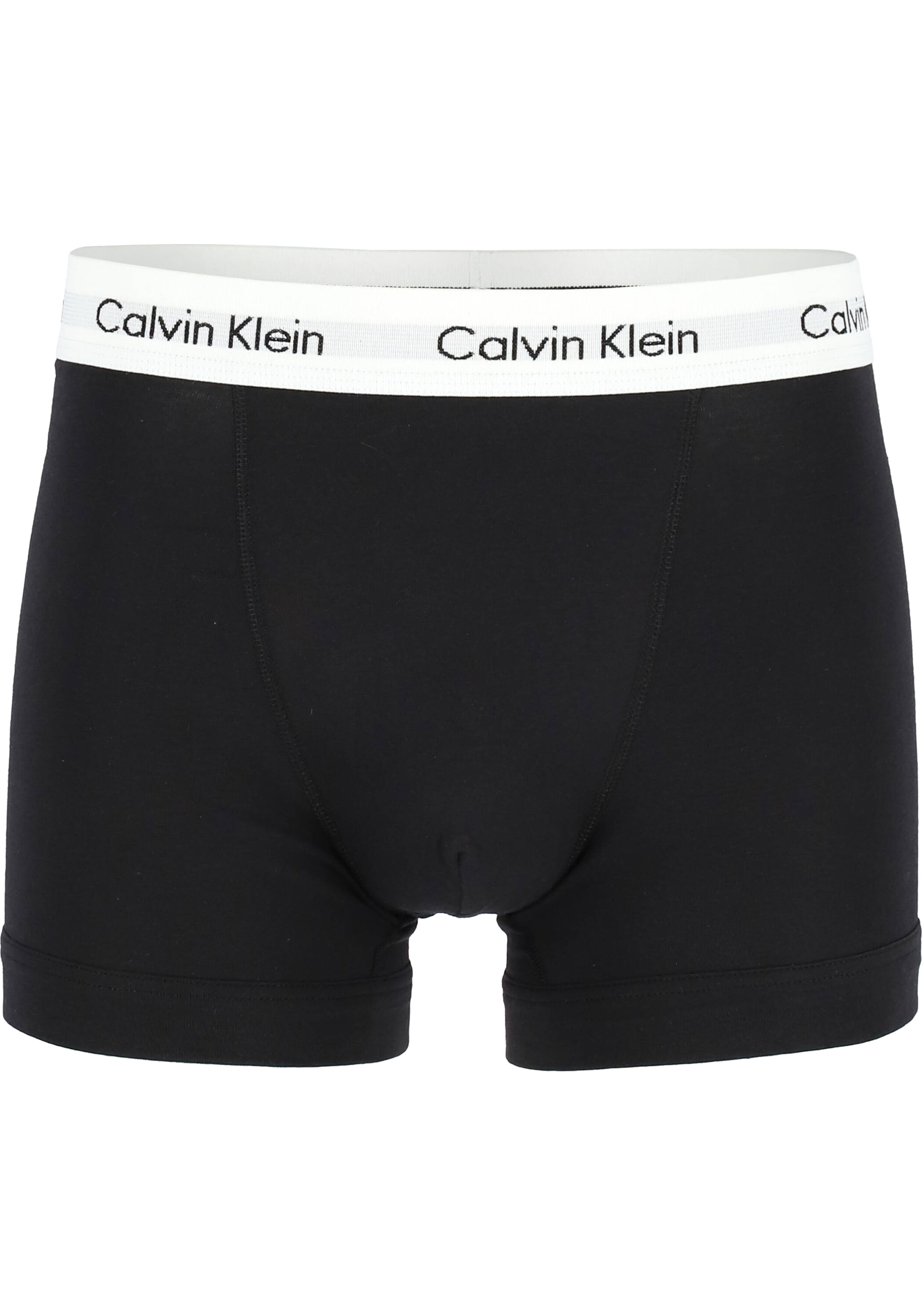 Calvin Klein trunks (3-pack), heren boxers normale lengte, zwart