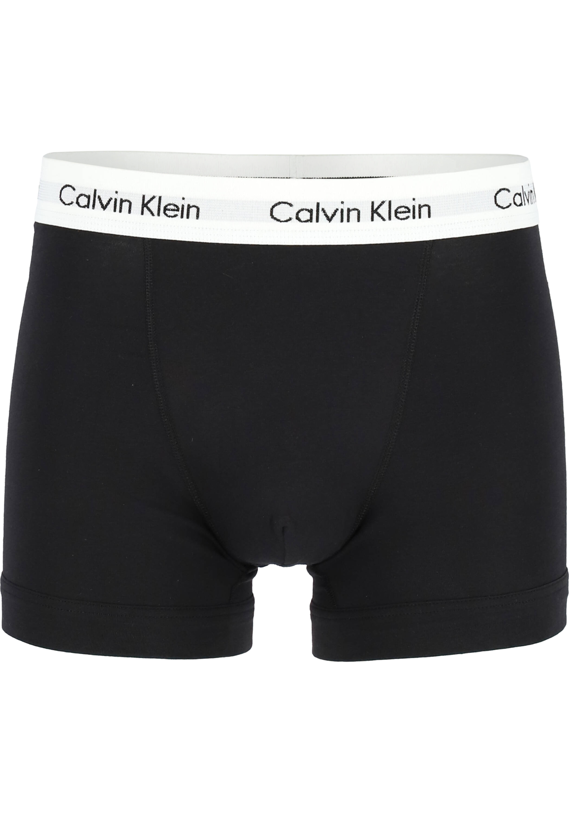 2-5051145283372-calvin_klein-CK_U2662G001_BX_3p_zwart_4fotos_HR Calvin Klein Icon Cotton Stretch Trunks (3-pack), heren boxers normale lengte, zwart met witte tailleband