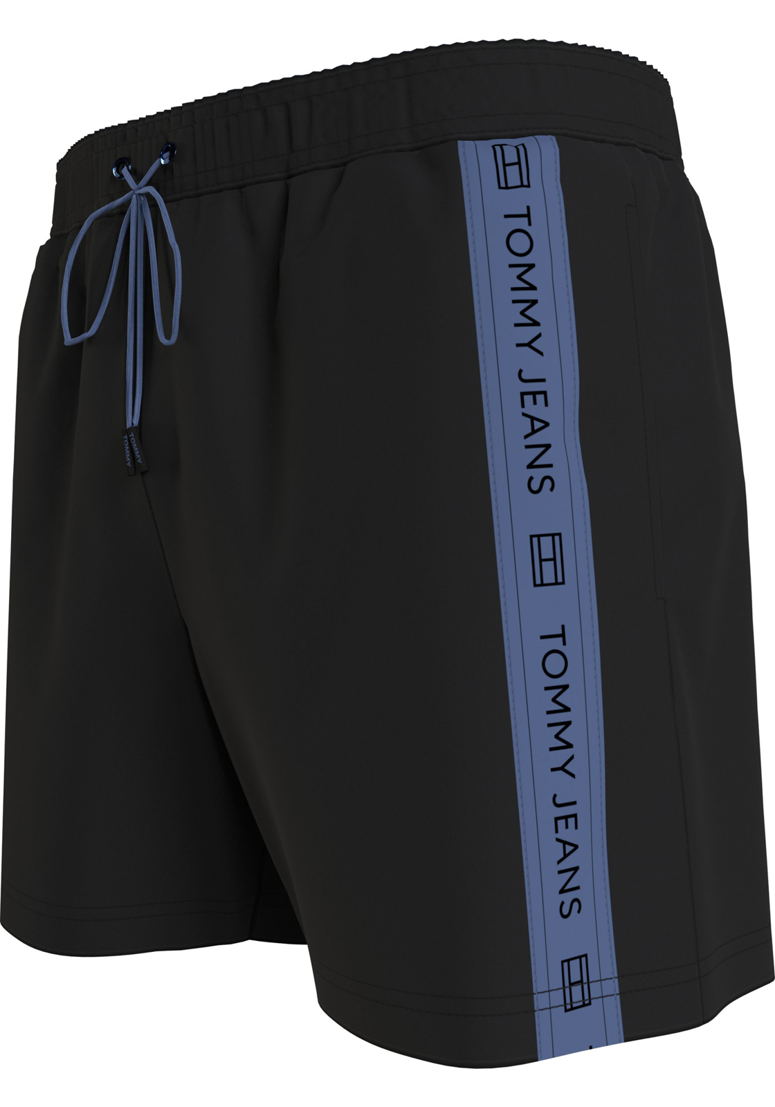 image-1php_kopie-88 Tommy Hilfiger Medium Drawstring swimshort, heren zwembroek, zwart
