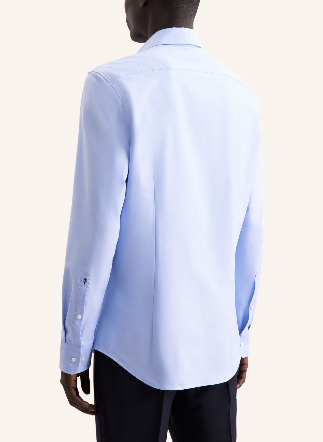 Seidensticker slim fit overhemd, popeline, blauw