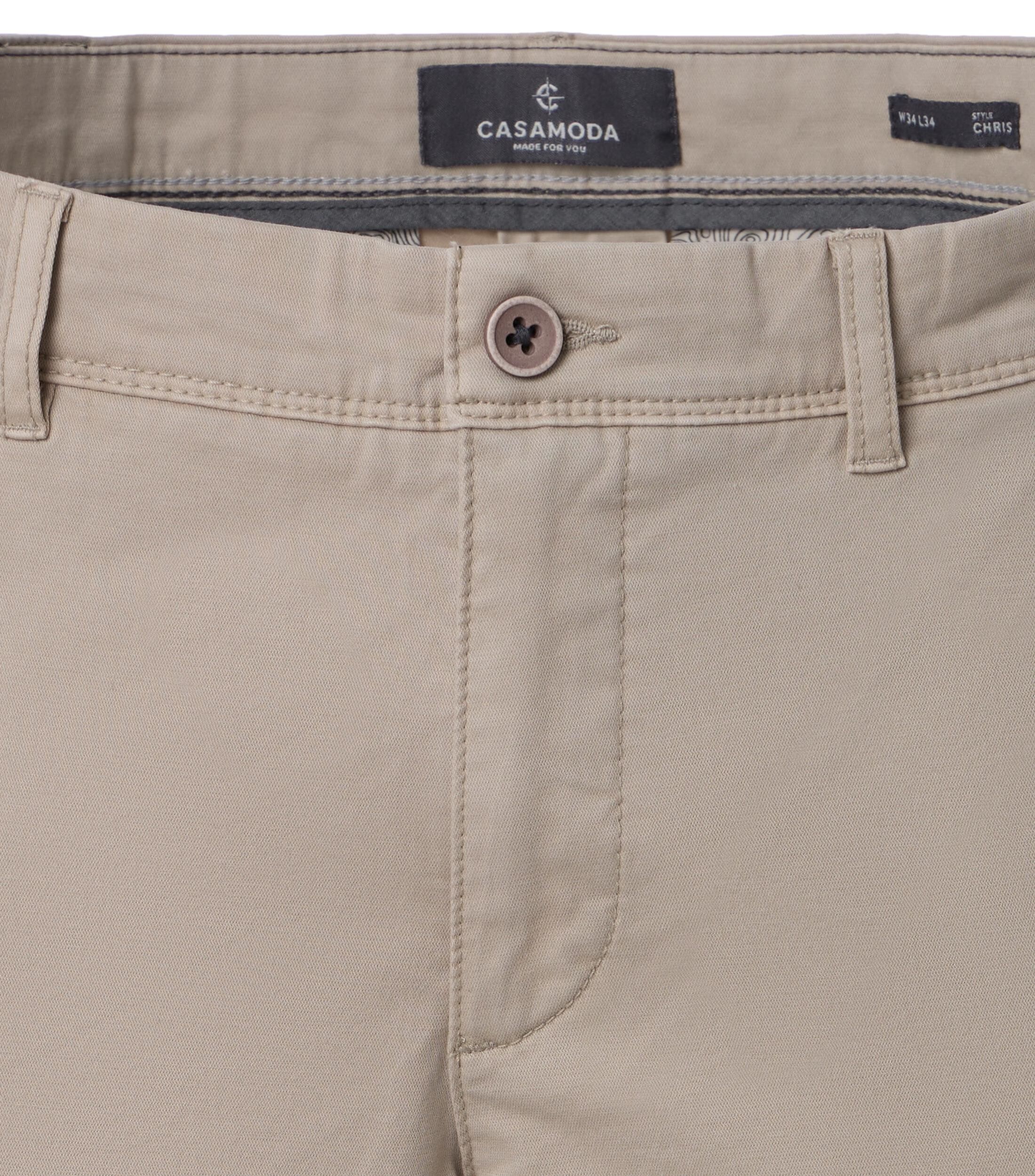 CASA MODA broek CHRIS, heren chino broek, beige