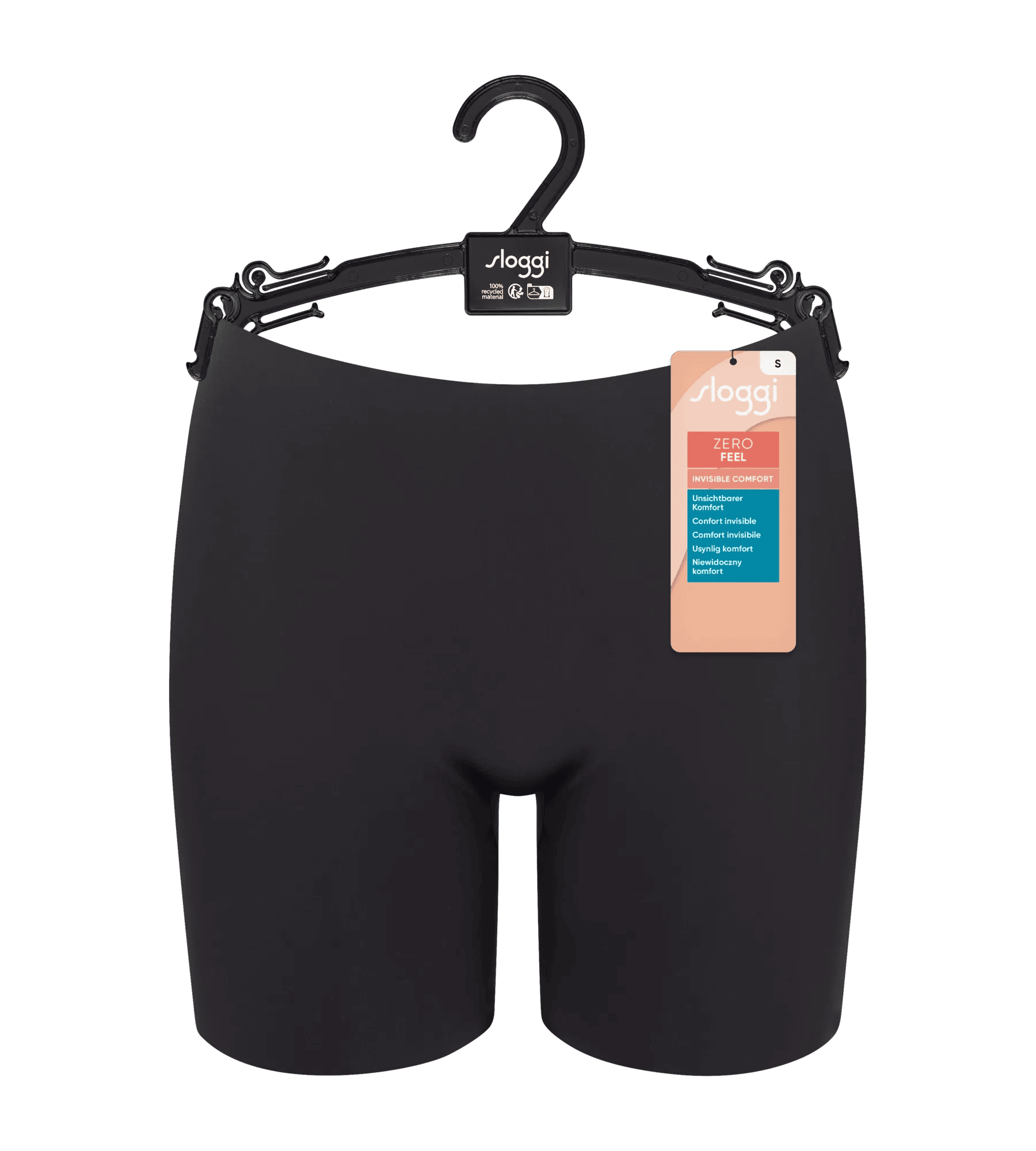 Sloggi Women ZERO Feel 2.0 Cyclist N (1-pack), dames boxer, zwart
