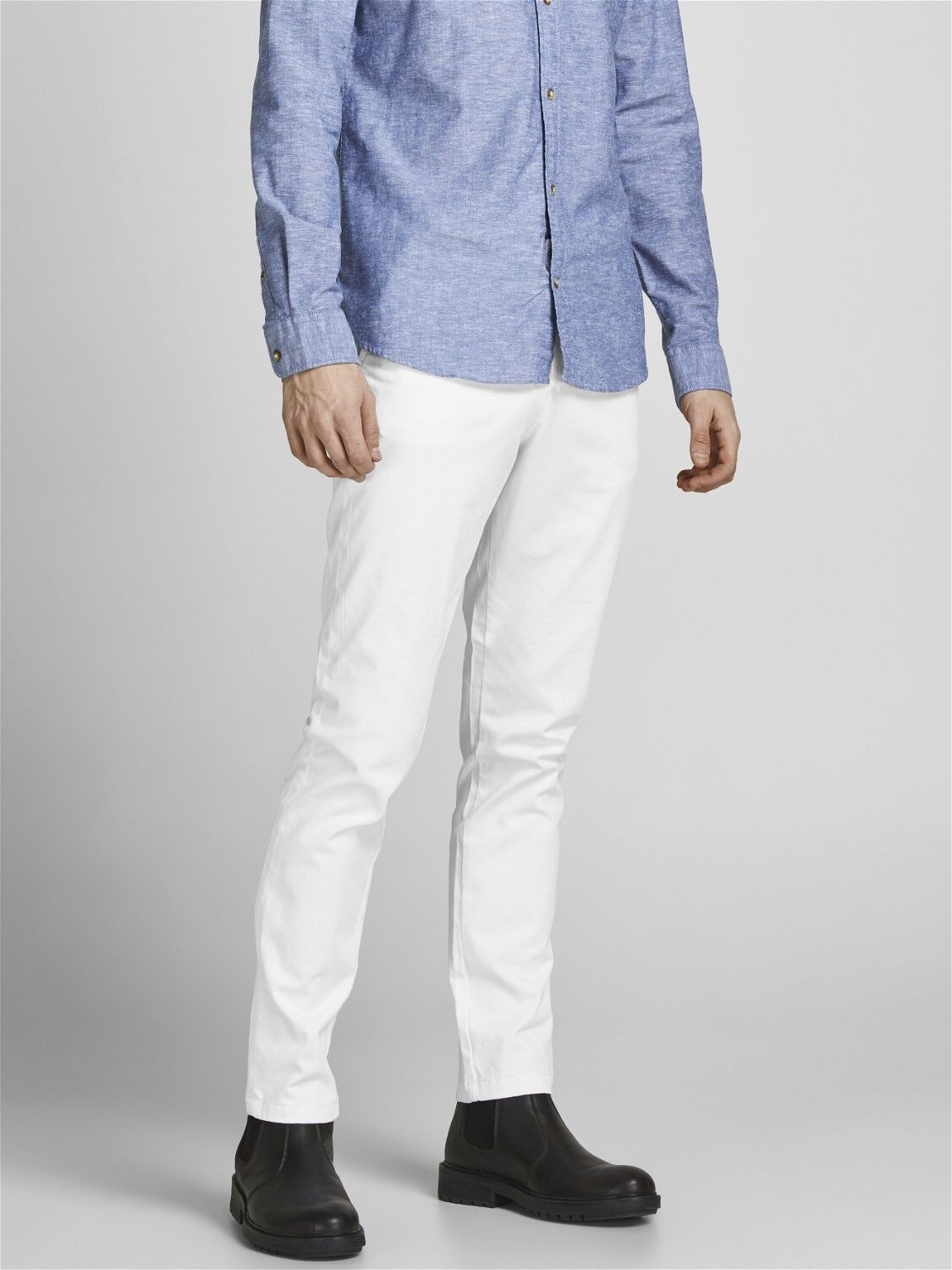 JACK & JONES Marco Bowie slim fit, heren chino, wit