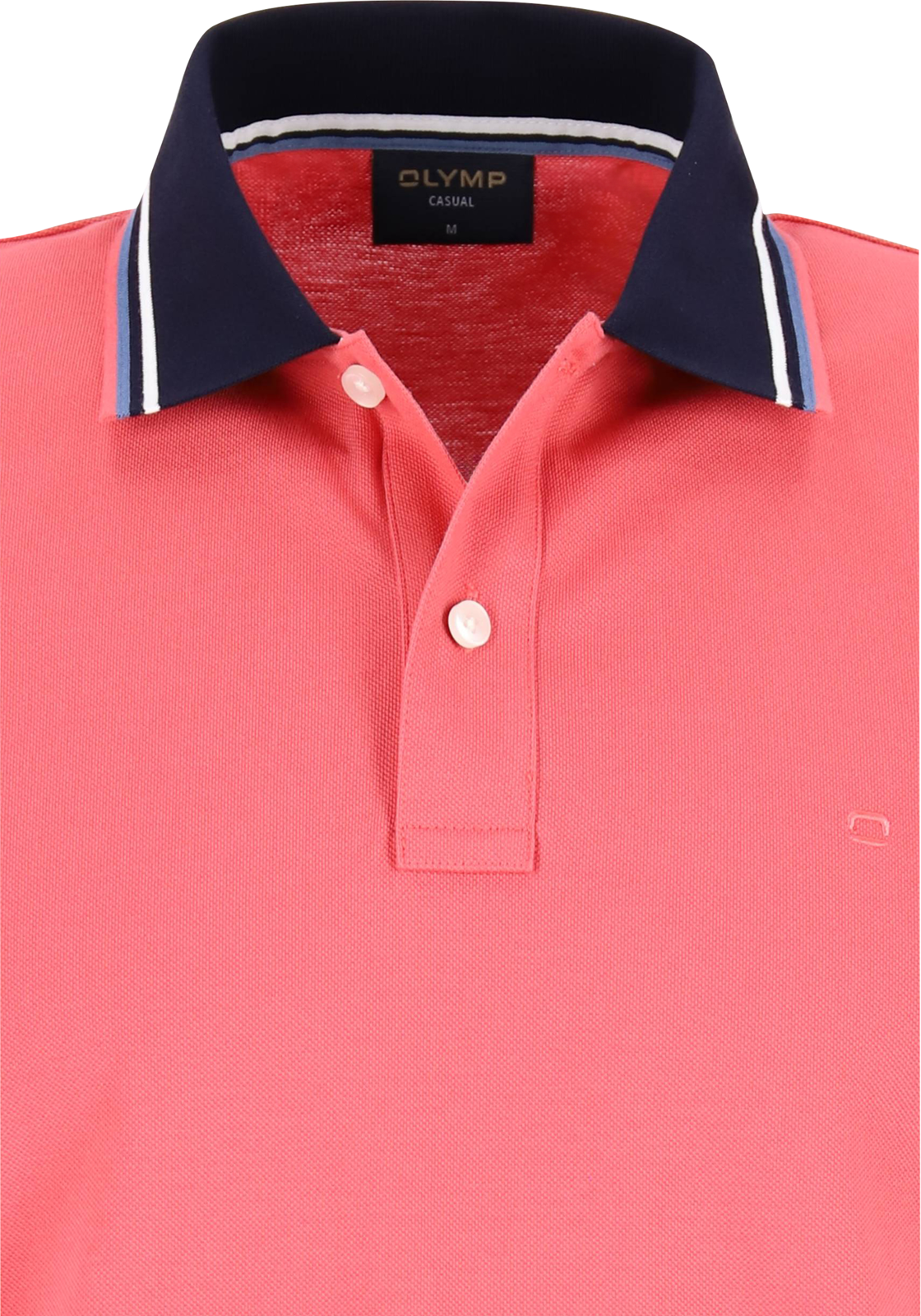 4-4066425716212-Olymp-Olymp_PS_roze_54115232_detail_HR OLYMP Polo Casual, modern fit polo, roze