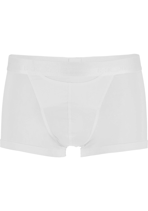 HOM HO1 boxer briefs (1-pack), heren boxer kort met horizontale gulp, wit HOM HO1 boxer briefs (1-pack), heren boxer kort met horizontale gulp, wit