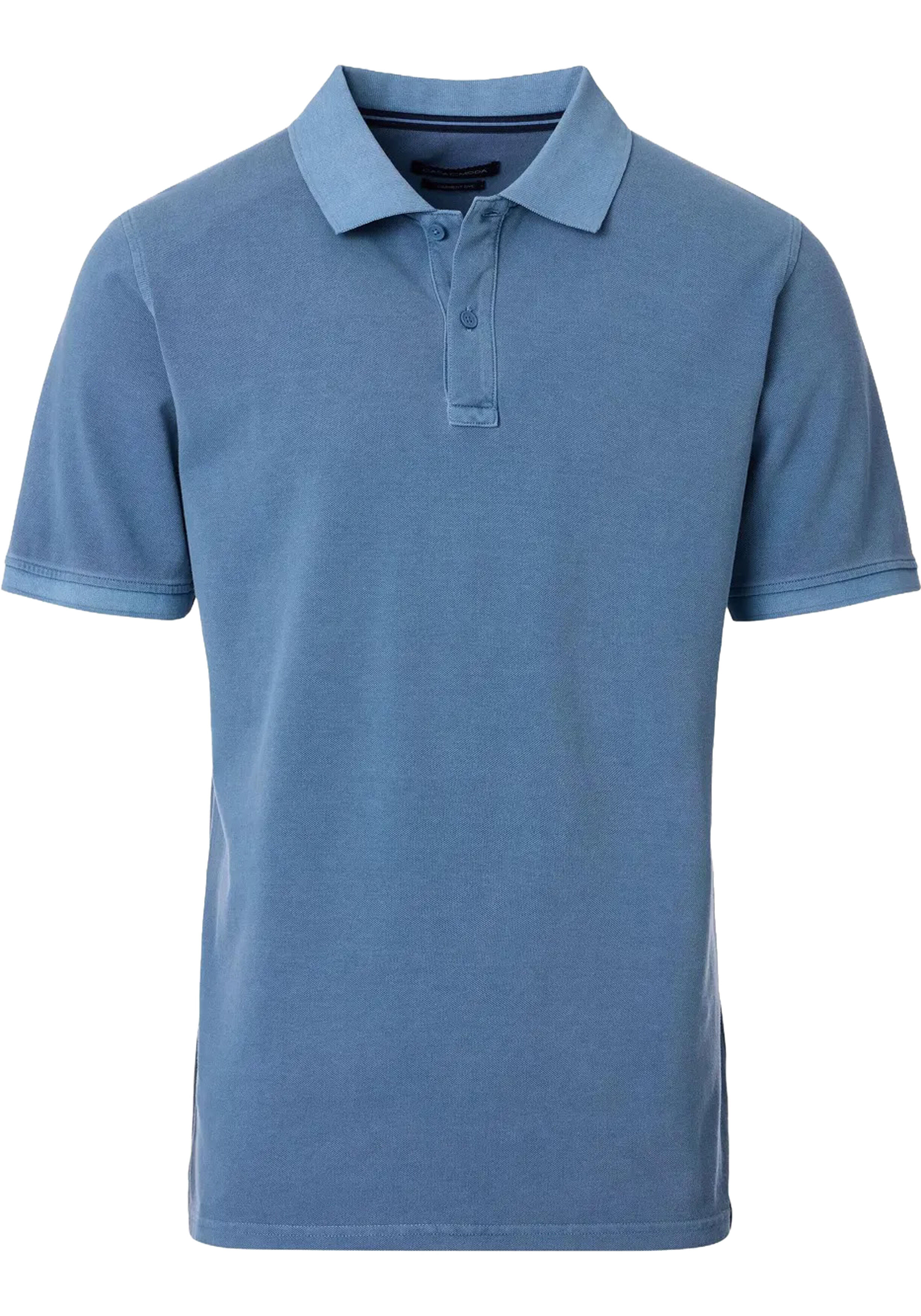 CASA MODA comfort fit heren polo, aqua