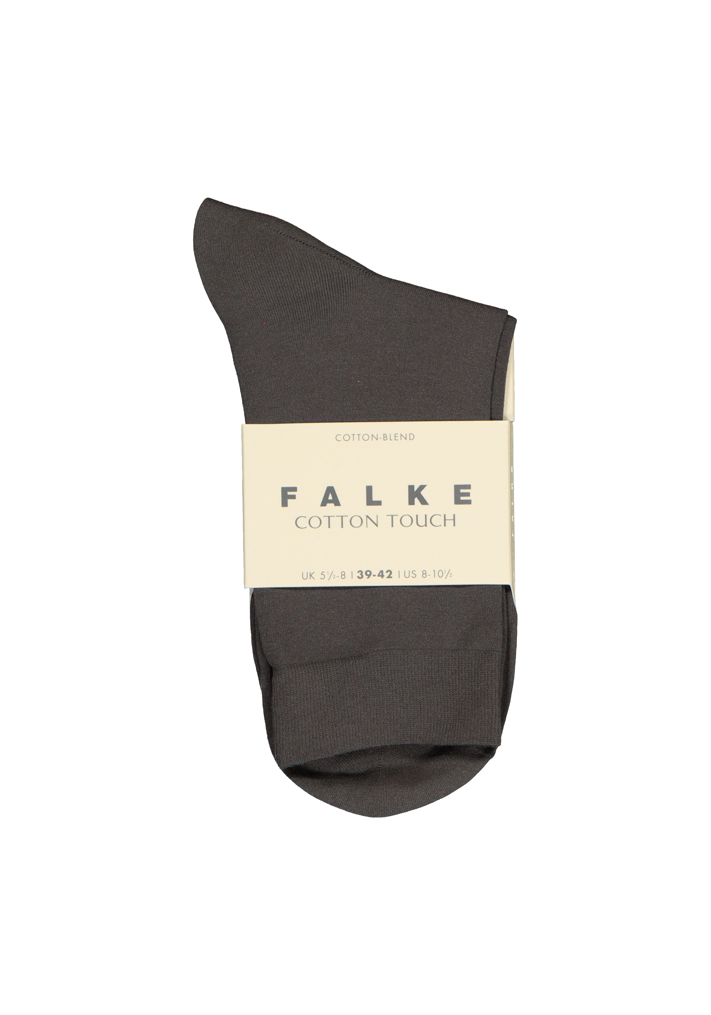 FALKE Cotton Touch damessokken, katoen, grijs (platinum)