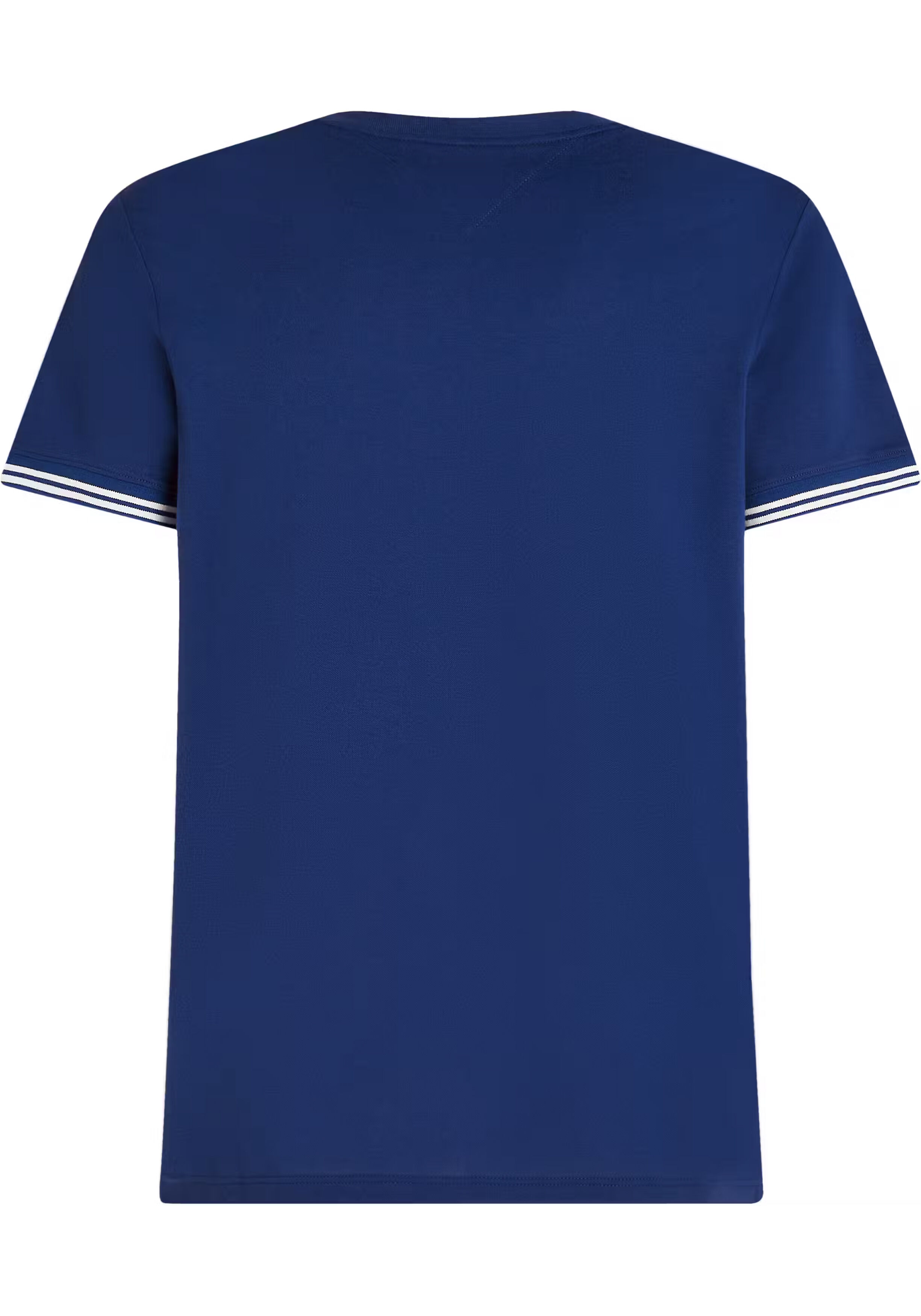 Tommy Hilfiger Performance Tipped Tee, heren T-shirt korte mouw O-hals, blauw
