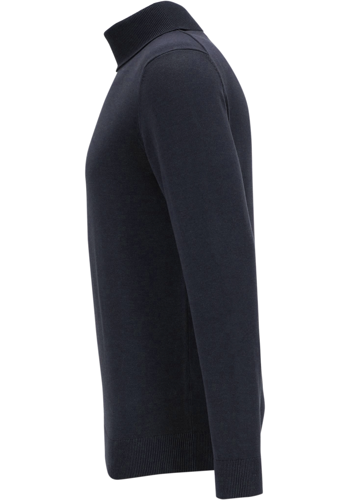 Michaelis heren trui katoenmengsel, slim fit coltrui, donkerblauw Michaelis heren trui katoenmengsel, slim fit coltrui, donkerblauw