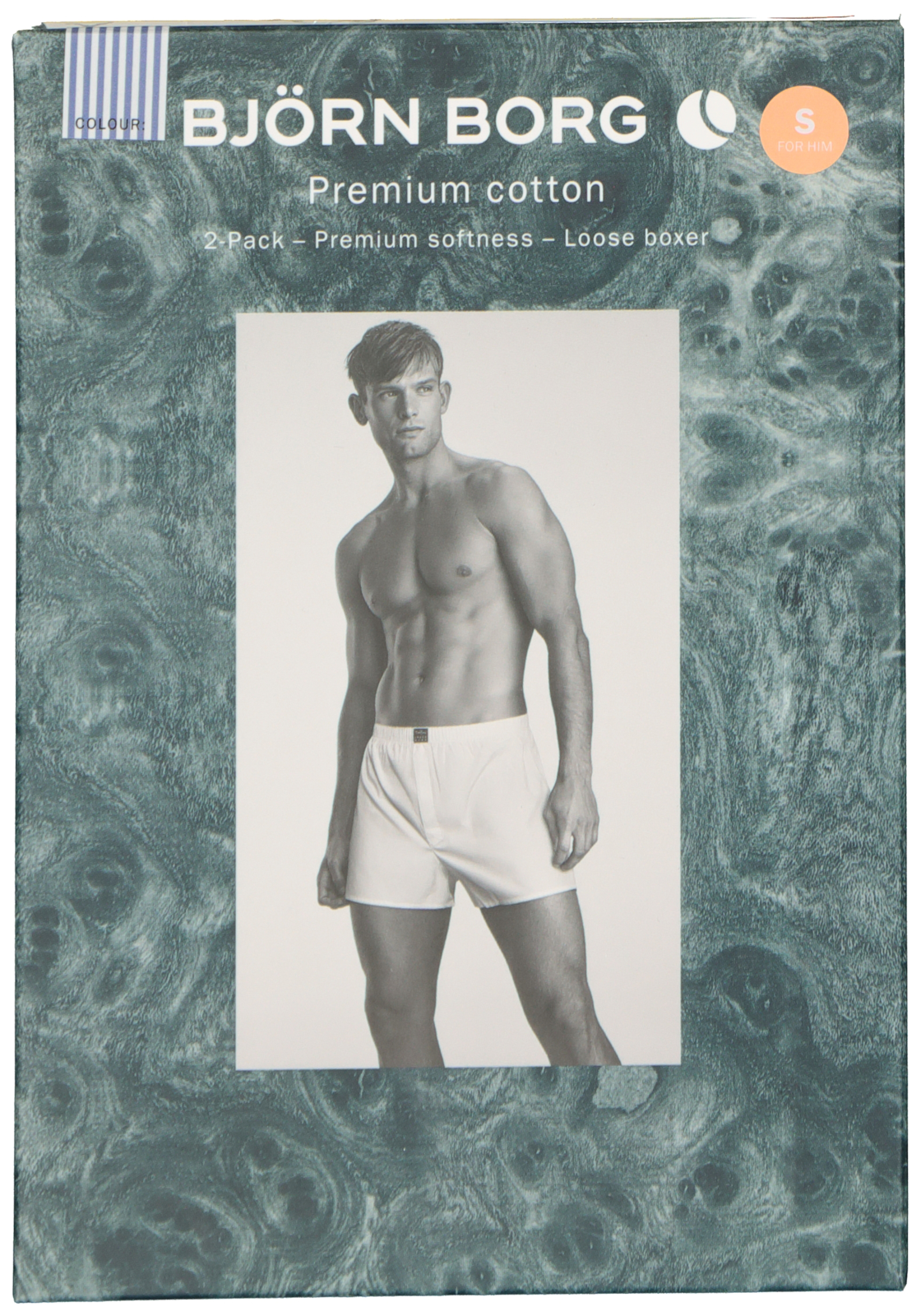 3-7321465262332_bjorn_borg_boxer_2p_HR Bjorn Borg wijde boxershorts (2-pack), lichtblauw met wit gestreept