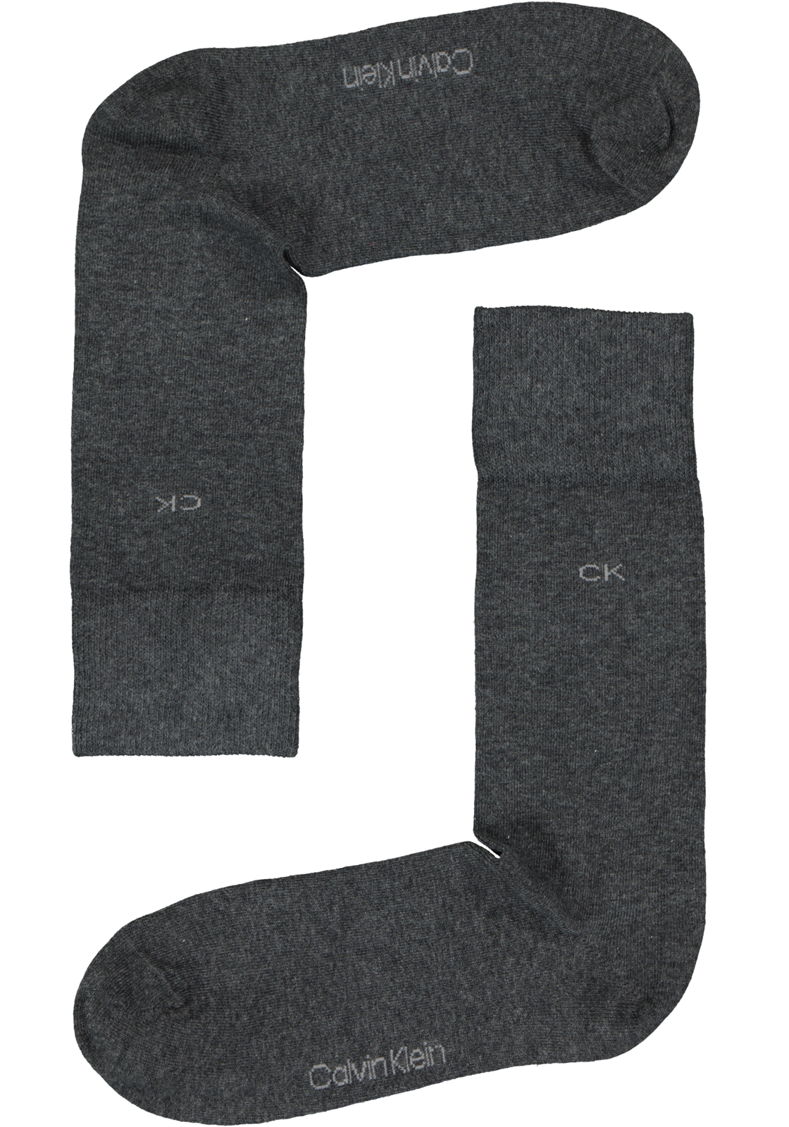 3-8720245217958_ck_sok_2p_HR Calvin Klein herensokken Carter (2-pack), antraciet