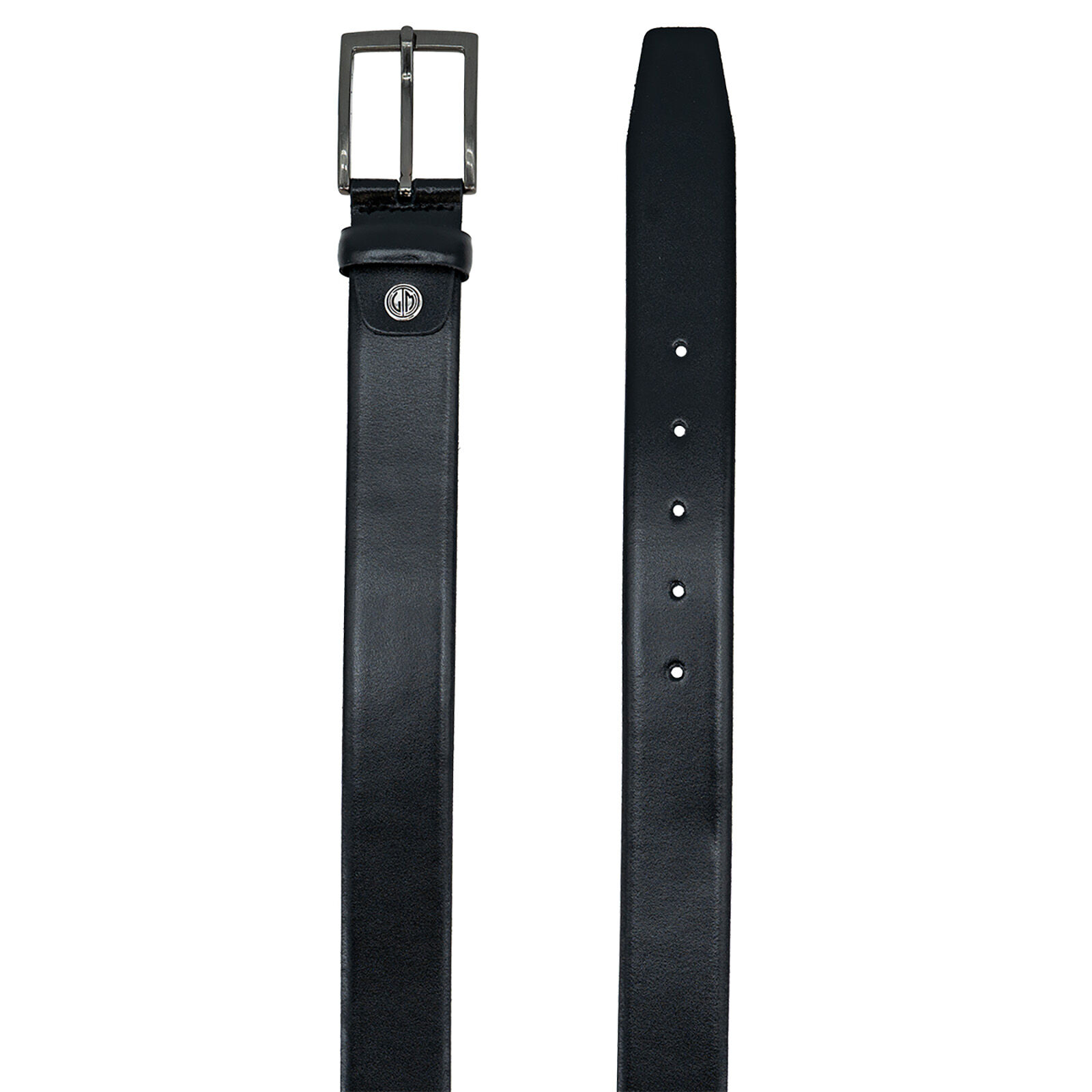 LINDENMANN leren heren riem, zwart