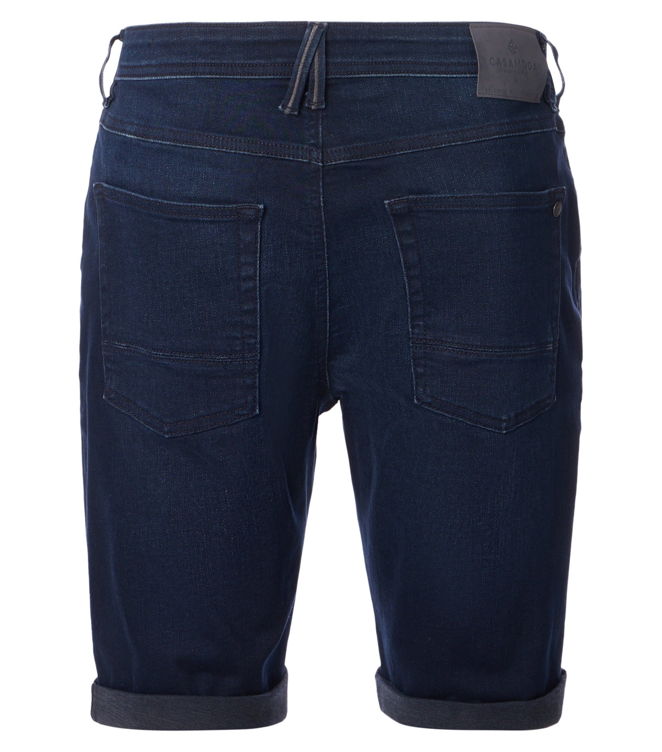 CASA MODA jeans shorts STEVE, heren 5-pocket korte spijkerbroek, blauw