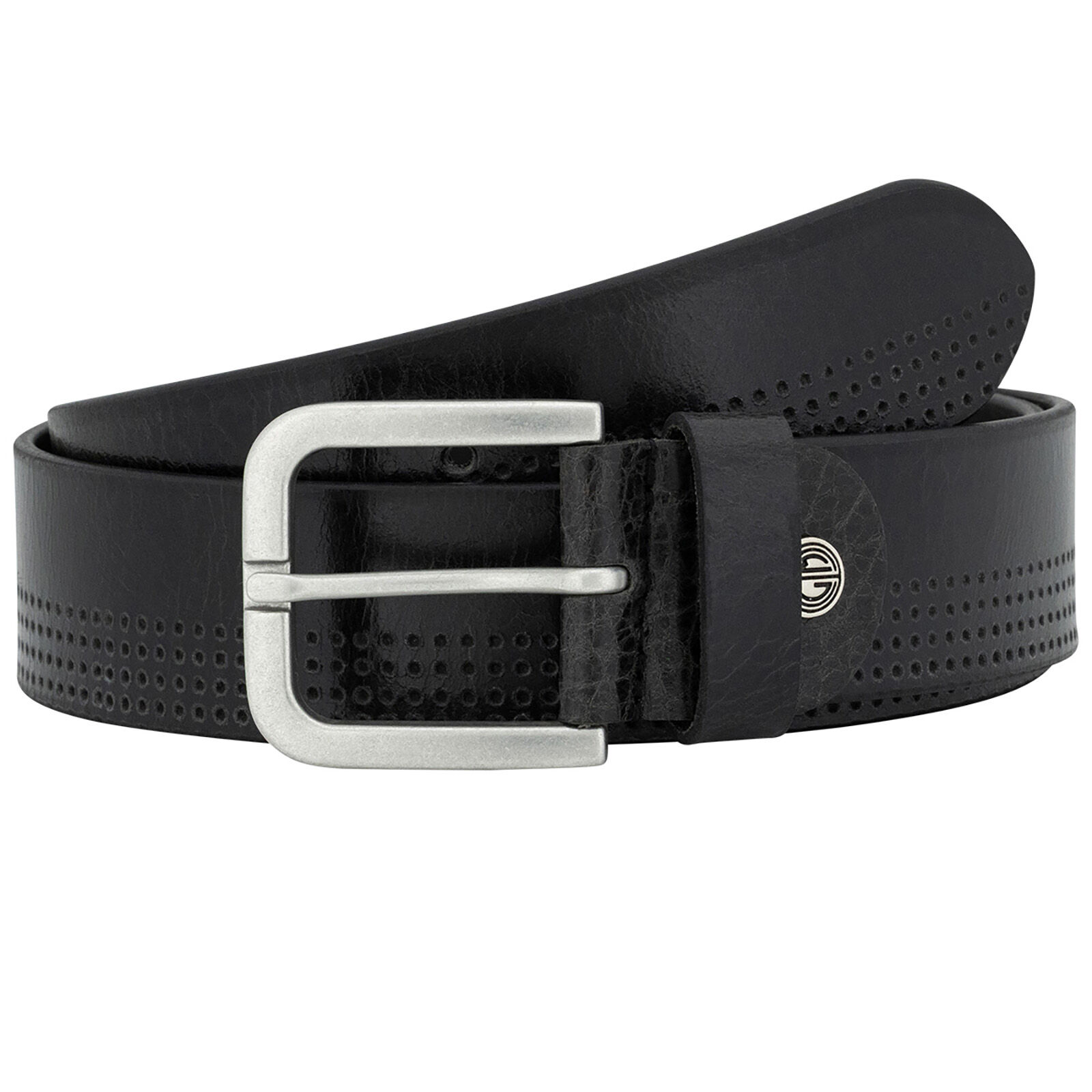 LINDENMANN leren heren riem, zwart