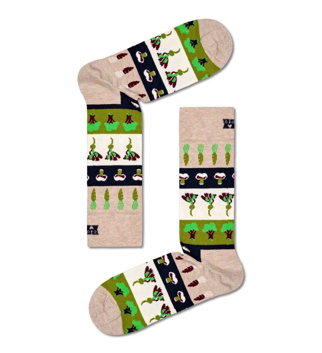 Happy Socks Veggie Stripe Sock, unisex sokken