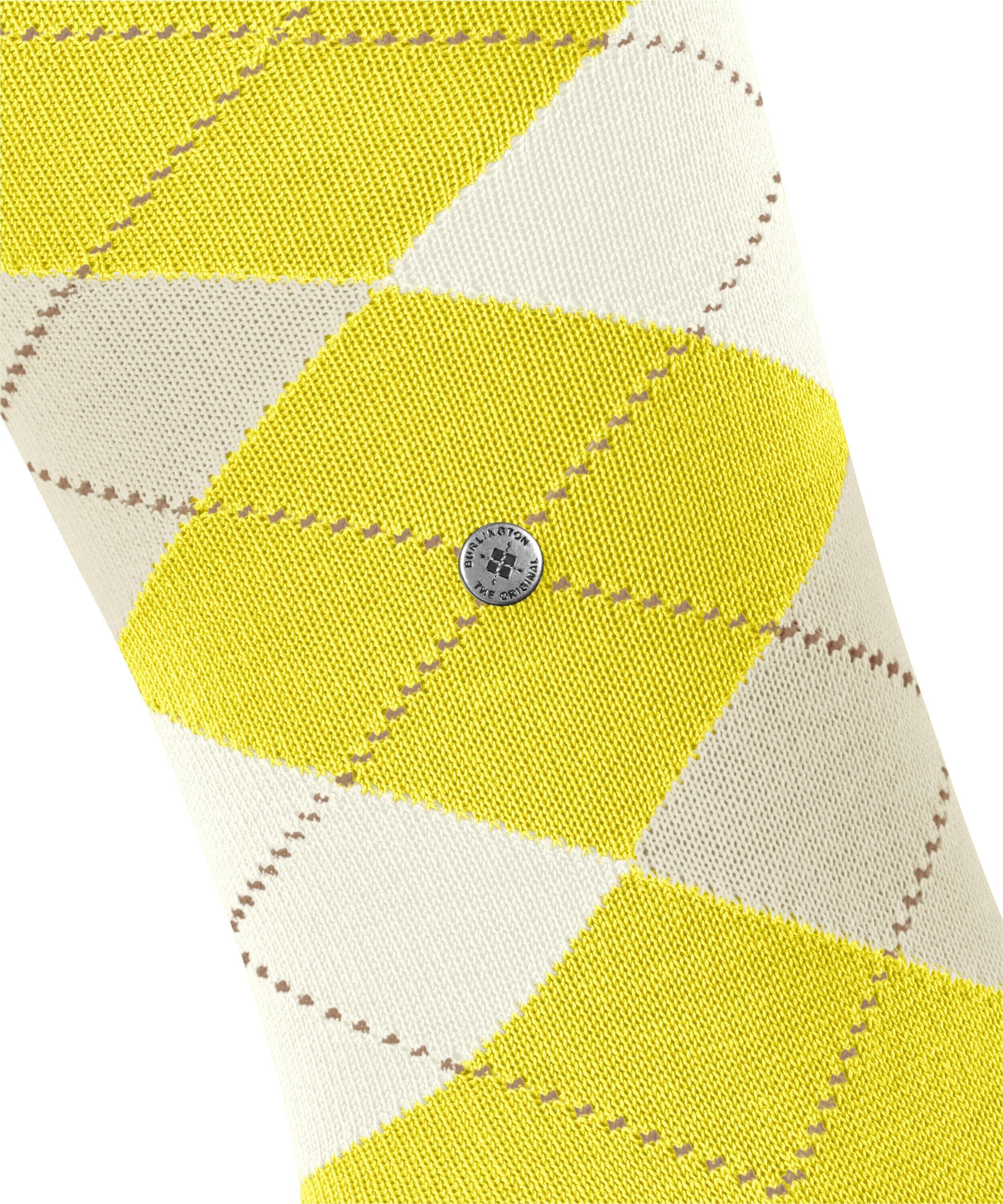 Burlington Manchester heren kniekousen, groen (yellow-green)