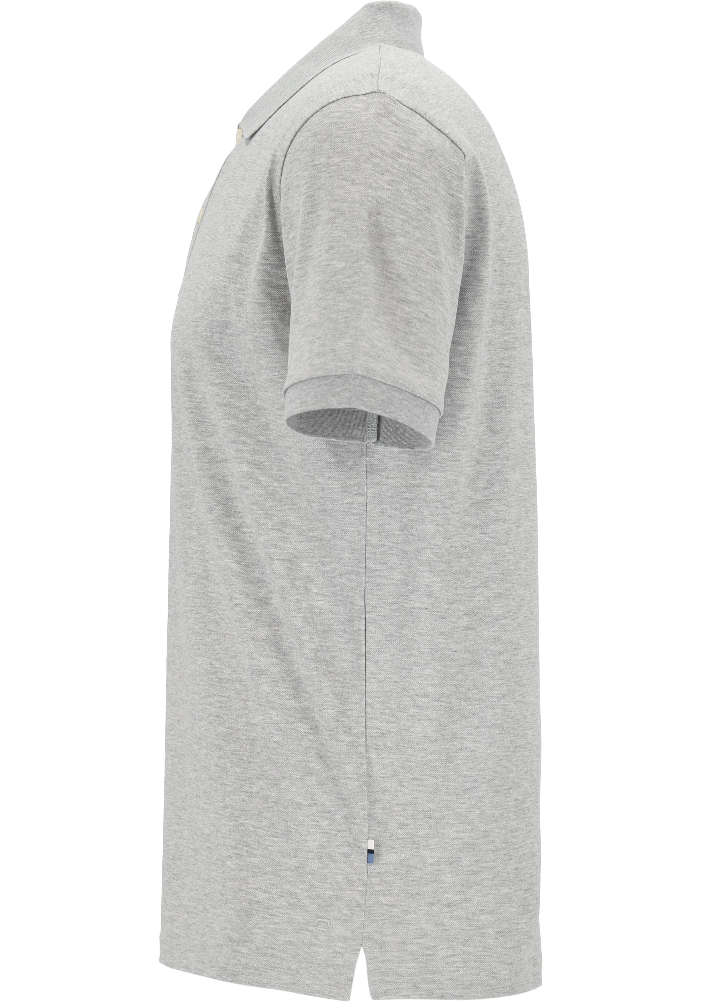 OLYMP Polo Casual, modern fit polo, lichtgrijs