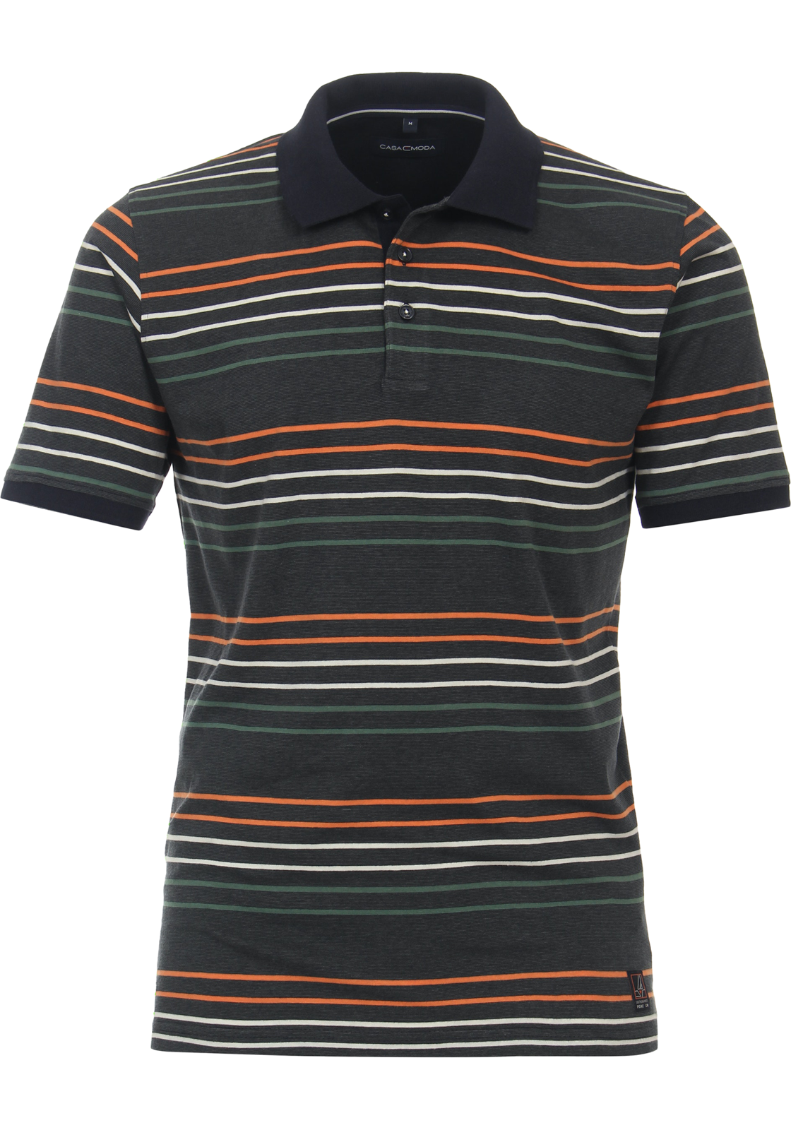 1-4064813649616-casa_moda-polo_HR CASA MODA comfort fit heren polo, groen
