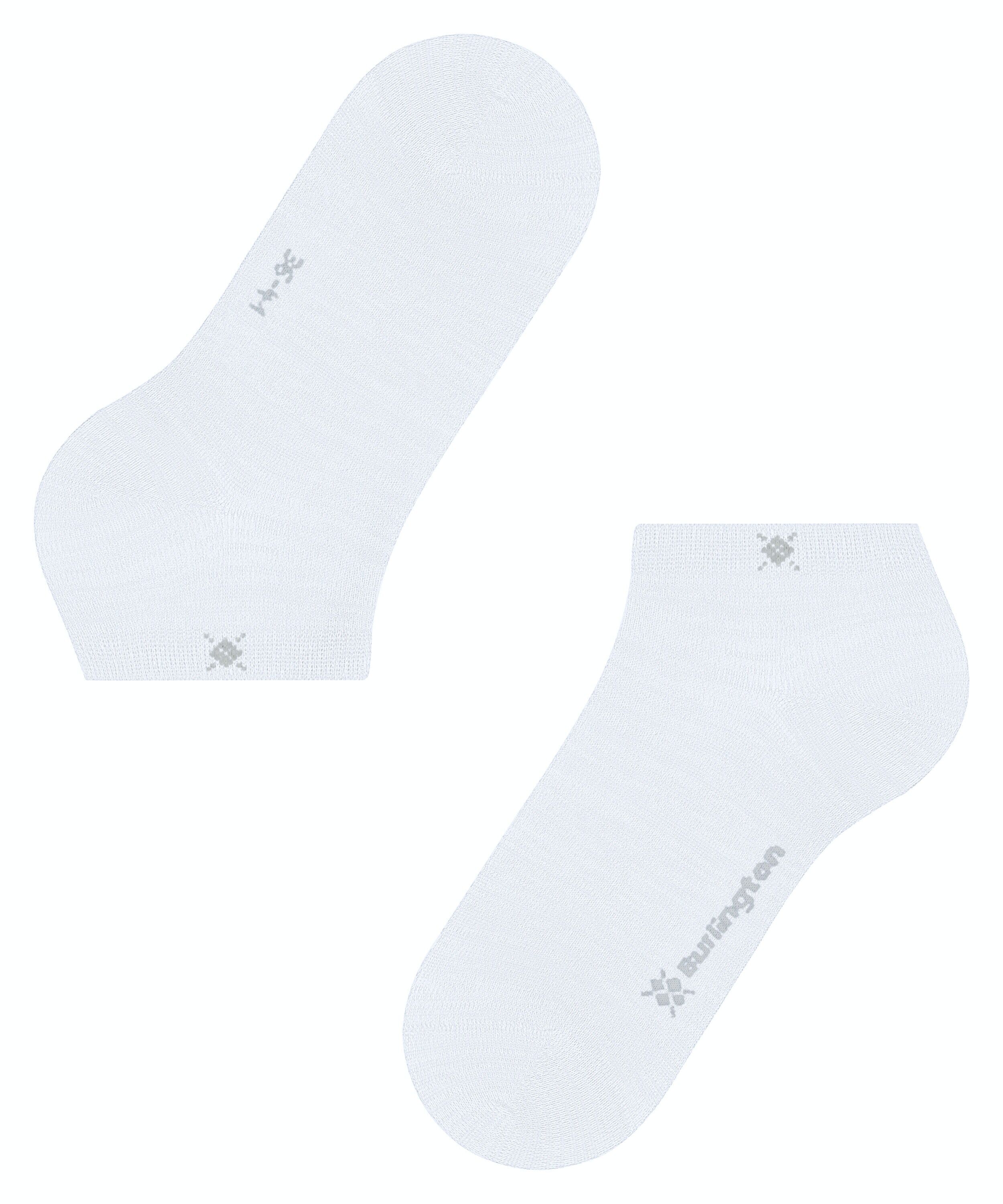 Burlington Soho Vibes dames sneakersokken, wit (white)