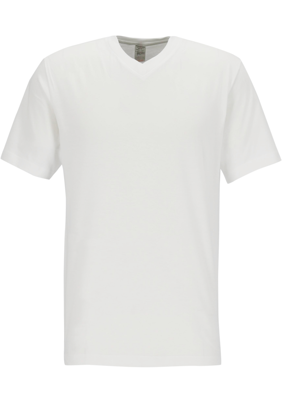 SCHIESSER American T-shirt (2-pack), heren shirt korte mouw jersey v-hals wit SCHIESSER American T-shirt (2-pack), heren shirt korte mouw jersey v-hals wit