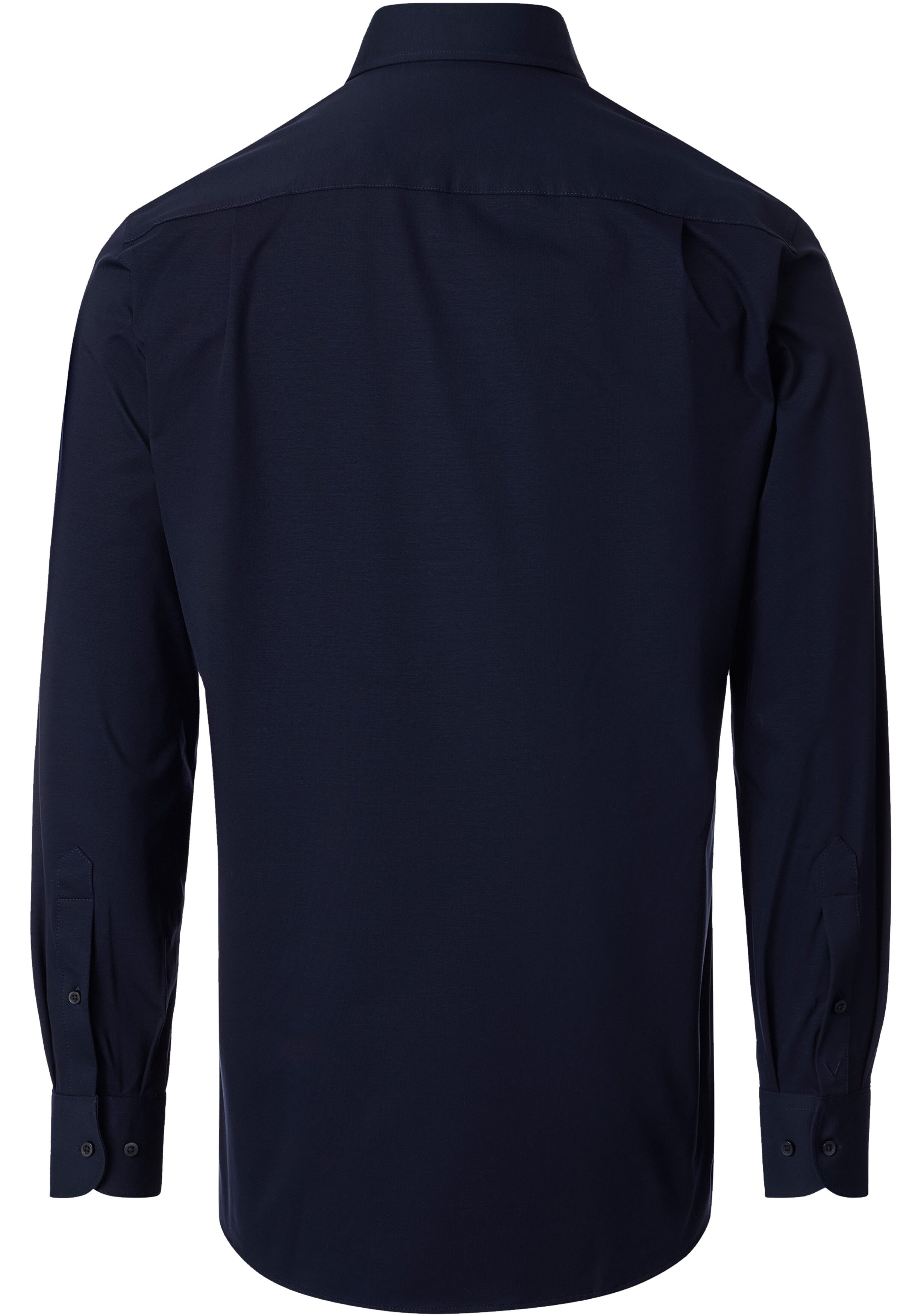 VENTI CASA MODA comfort fit overhemd, jersey, donkerblauw
