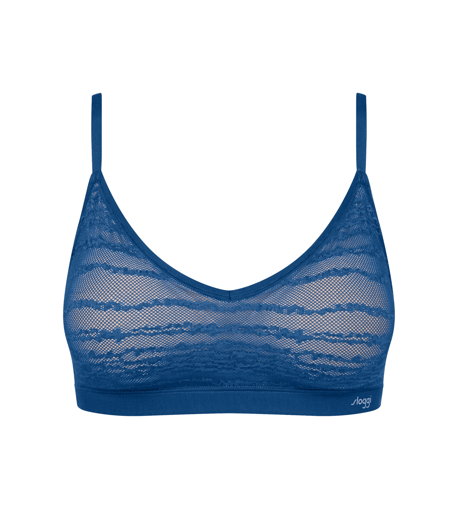 Sloggi Women FREE Evolve PU Lace, bralette, saffierblauw