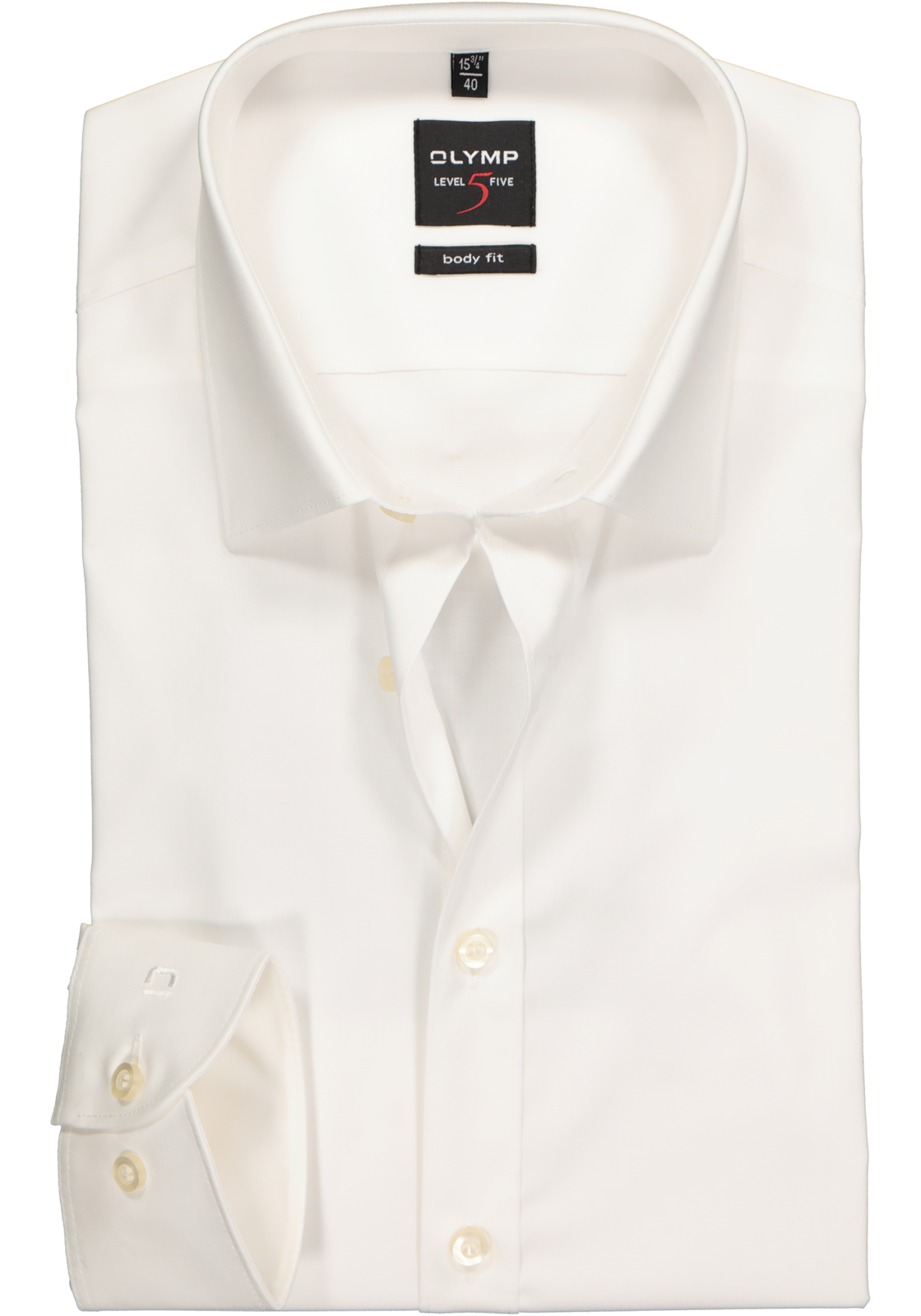 1-4049445831974_olymp-overhemd_HR OLYMP Level 5 body fit overhemd, mouwlengte 7, beige