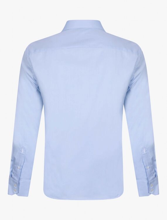 Cavallaro Napoli slim fit overhemd, twill, lichtblauw