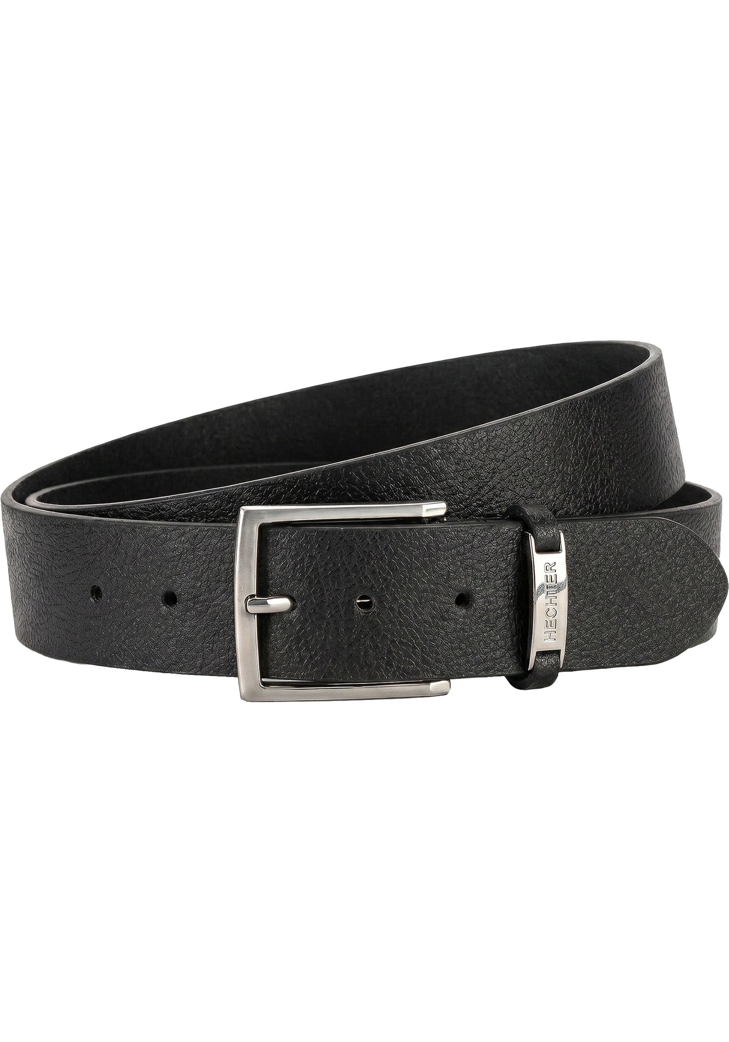 HECHTER leren heren riem, zwart
