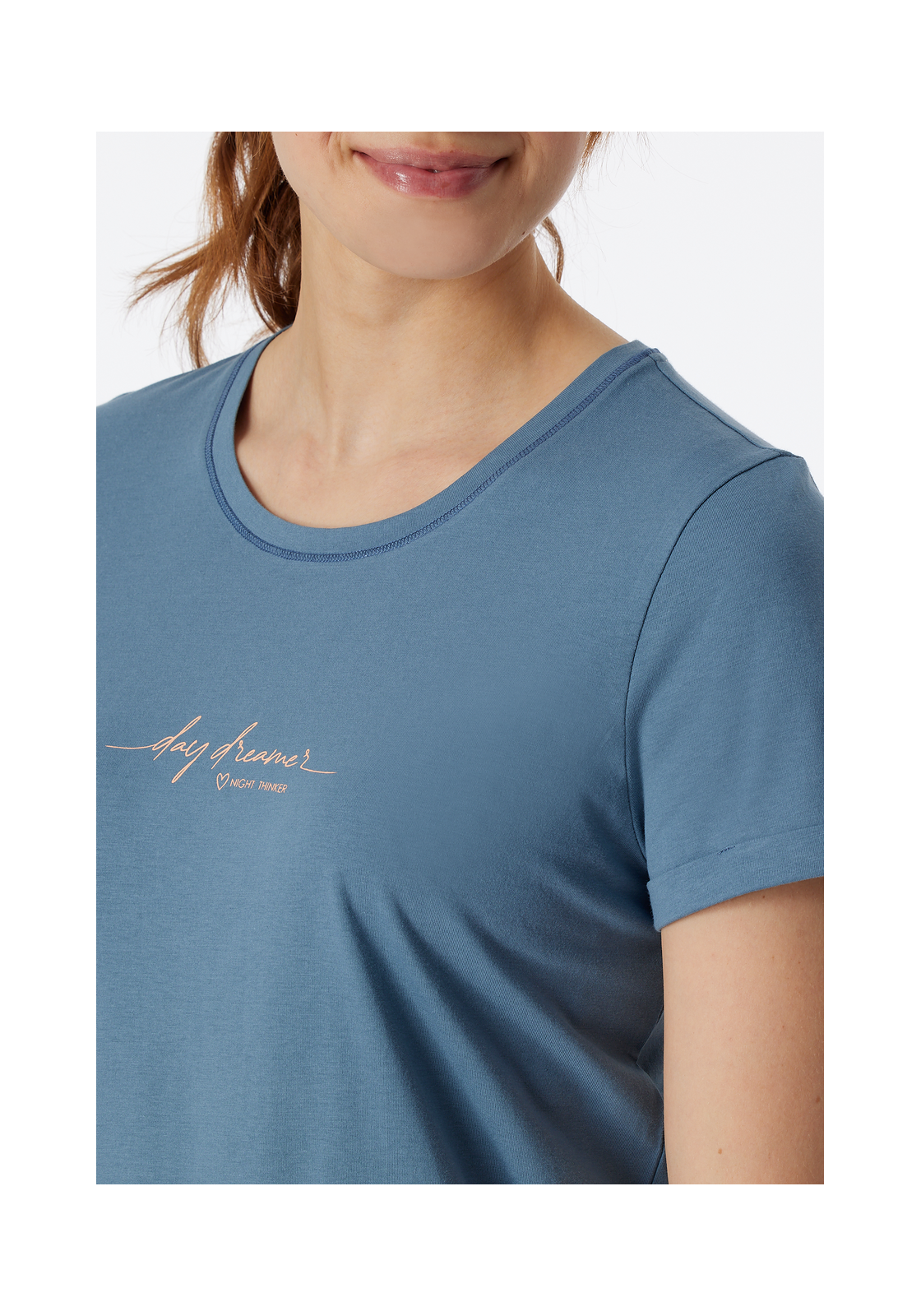 image_5_181252-808_4_1280x1280 SCHIESSER Casual Essentials T-shirt, dames slaapshirt korte mouw print blauw-grijs
