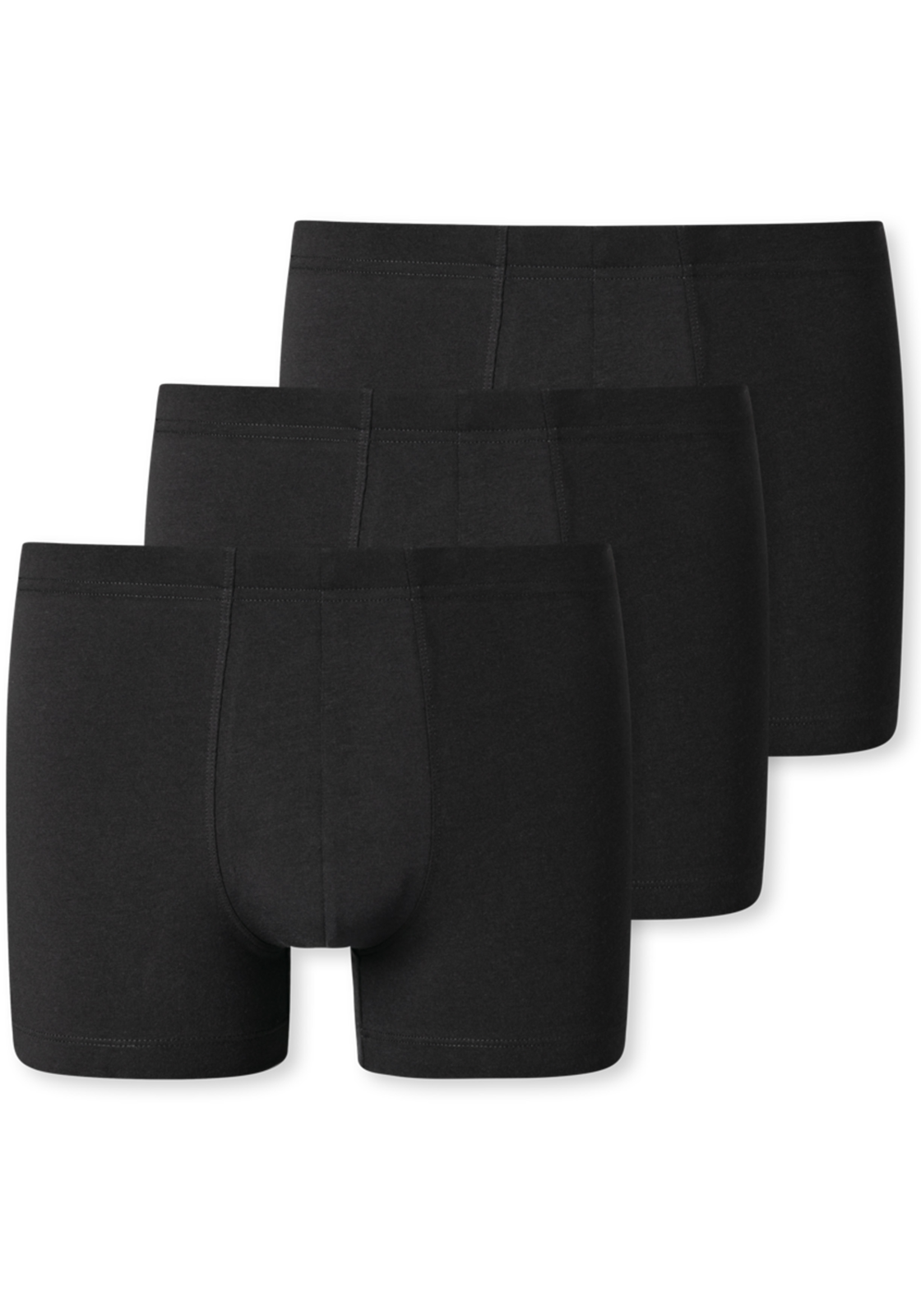 5-4007065794222-schiesser-shorts_HR SCHIESSER 95/5 Essentials shorts (3-pack), zwart