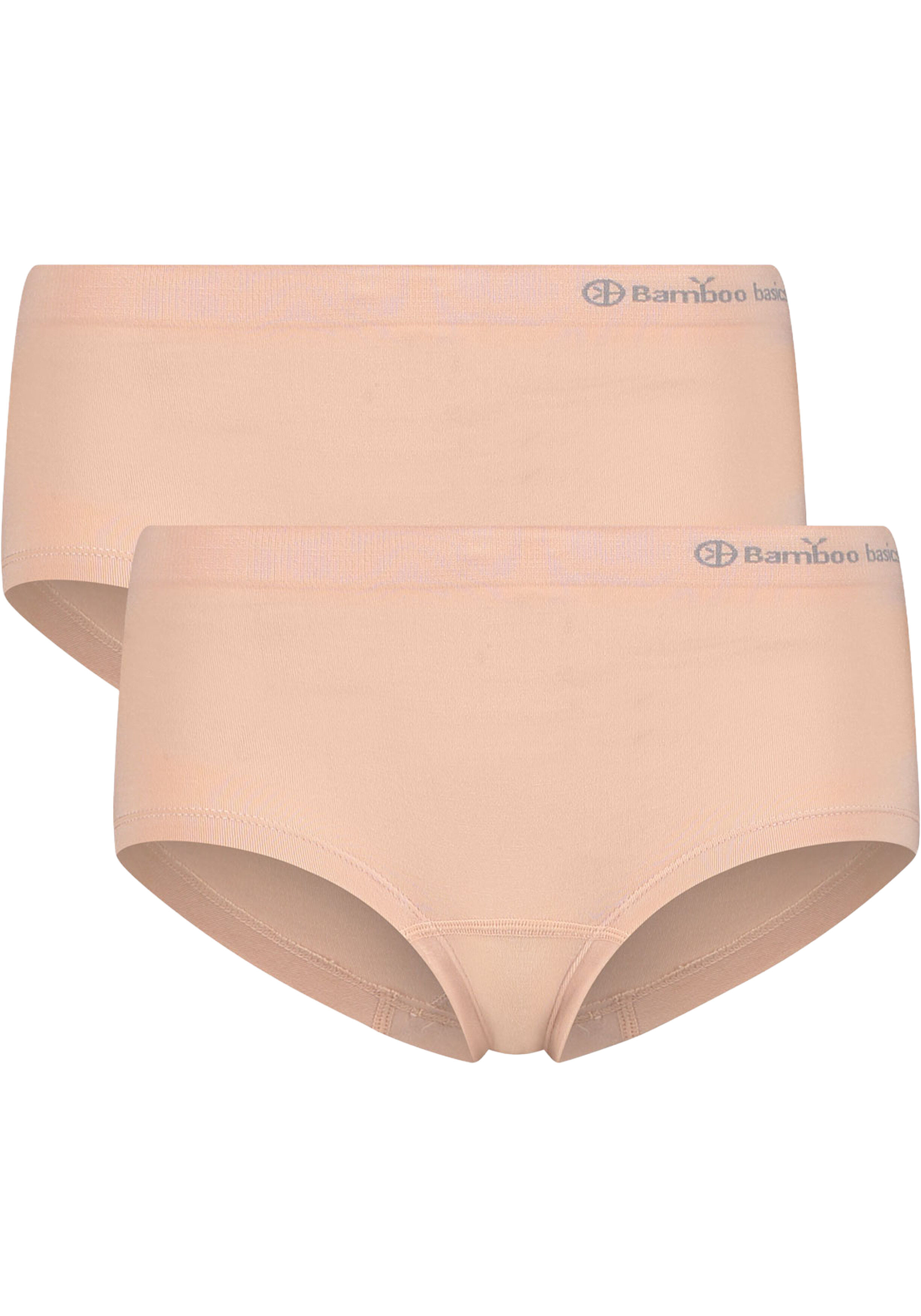 Bamboo Basics Sophie hipster (2-pack), dames heupslip naadloos, roze