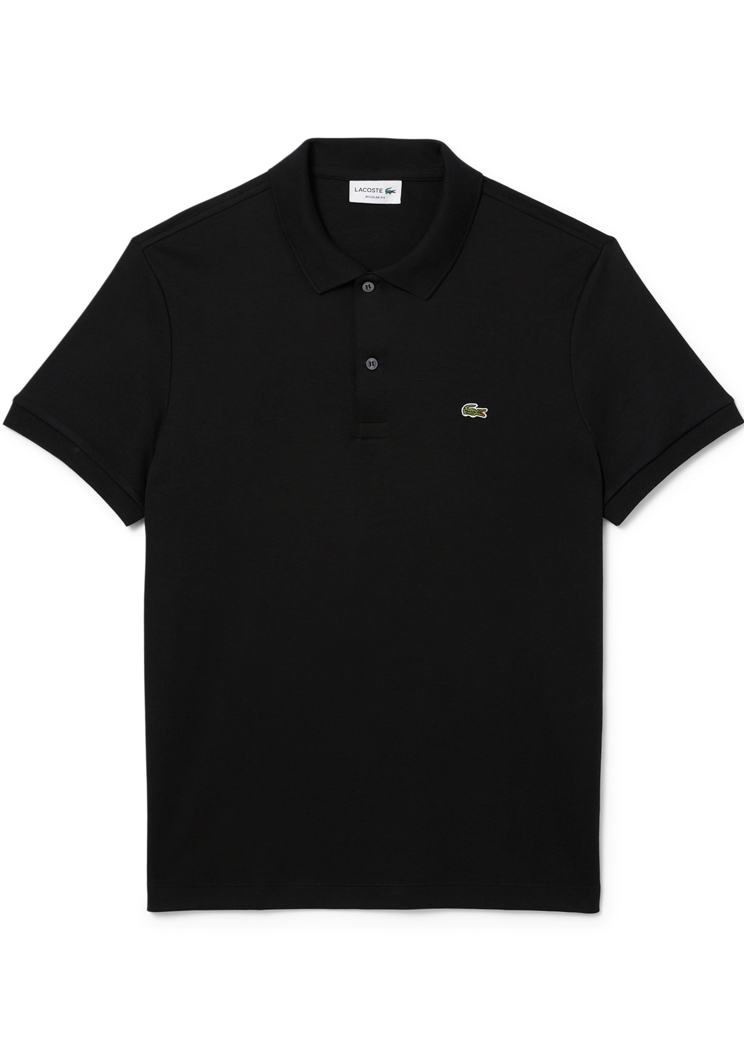 Lacoste Ultra Soft Polo Regular Fit, zwart