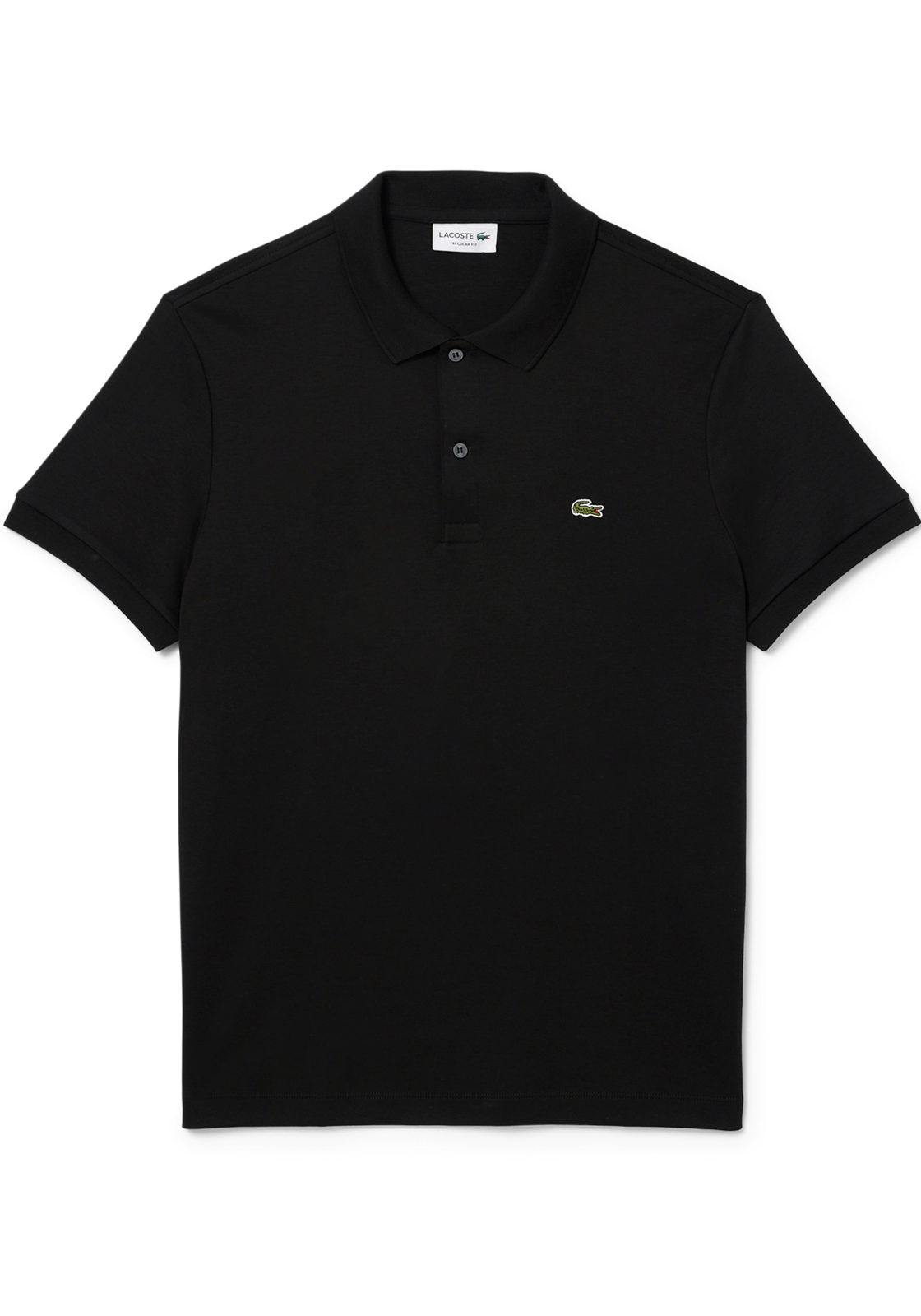 Lacoste Ultra Soft Polo Regular Fit, zwart Lacoste Ultra Soft Polo Regular Fit, zwart