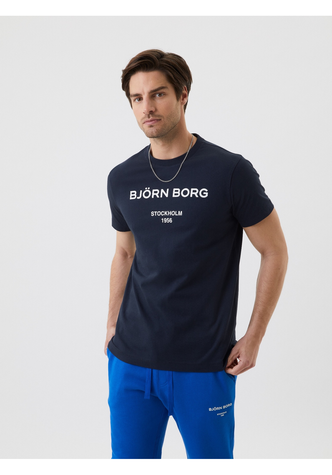 image-30 Bjorn Borg logo T-shirt, blauw