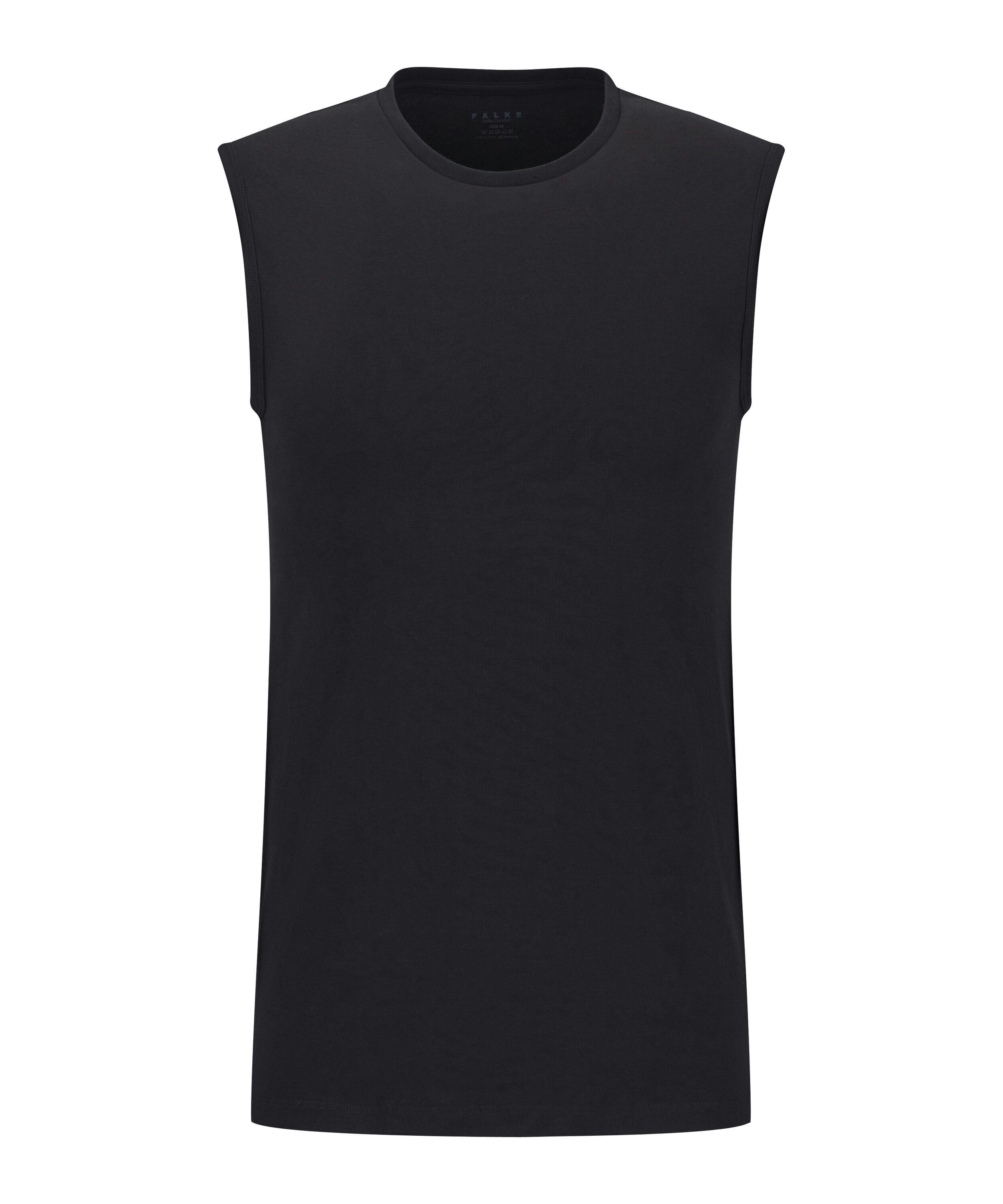 FALKE 2-pack heren top Daily Comfort, singlet, zwart (black)