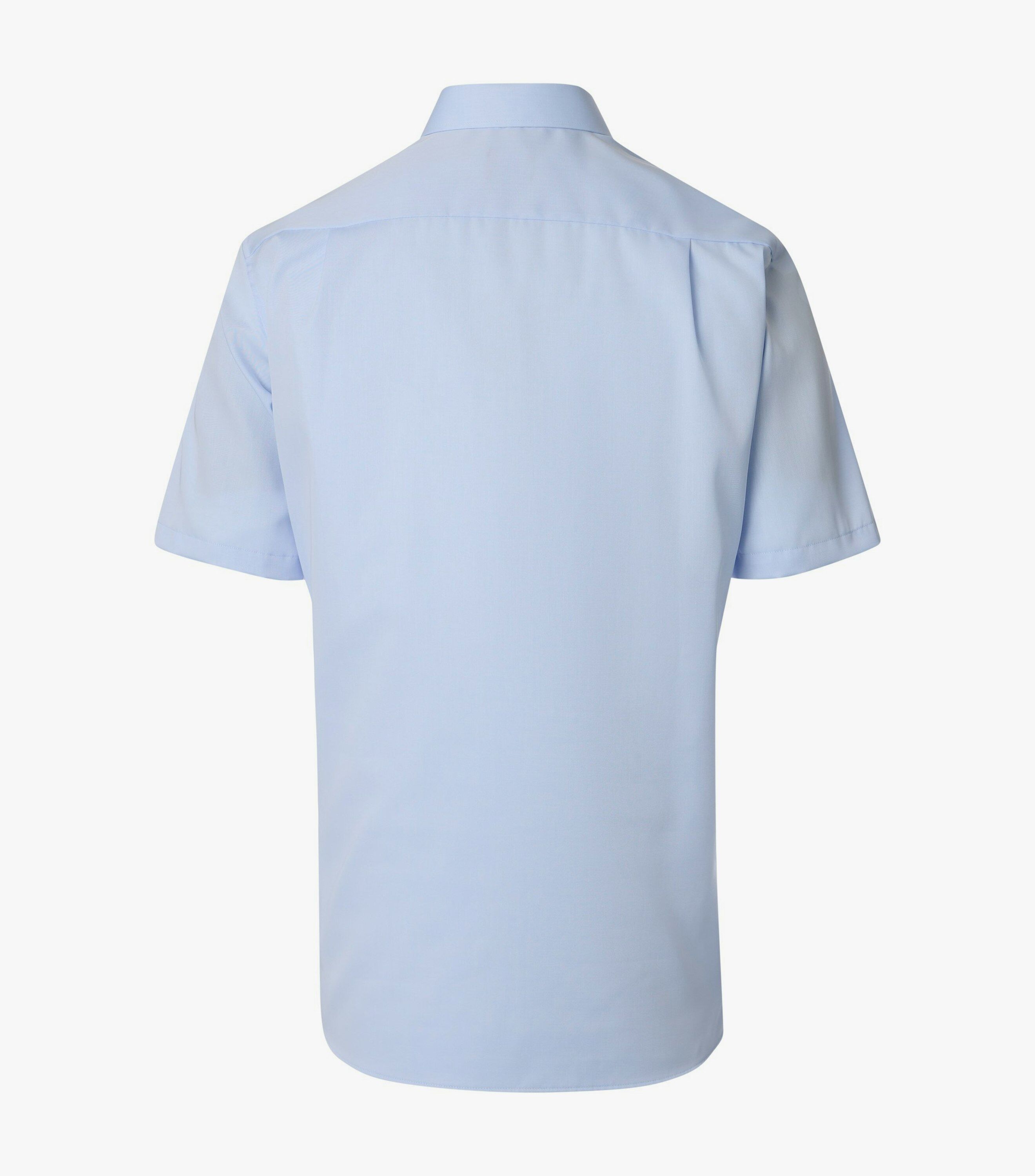 VENTI CASA MODA comfort fit overhemd, korte mouw, structuur, donkerblauw
