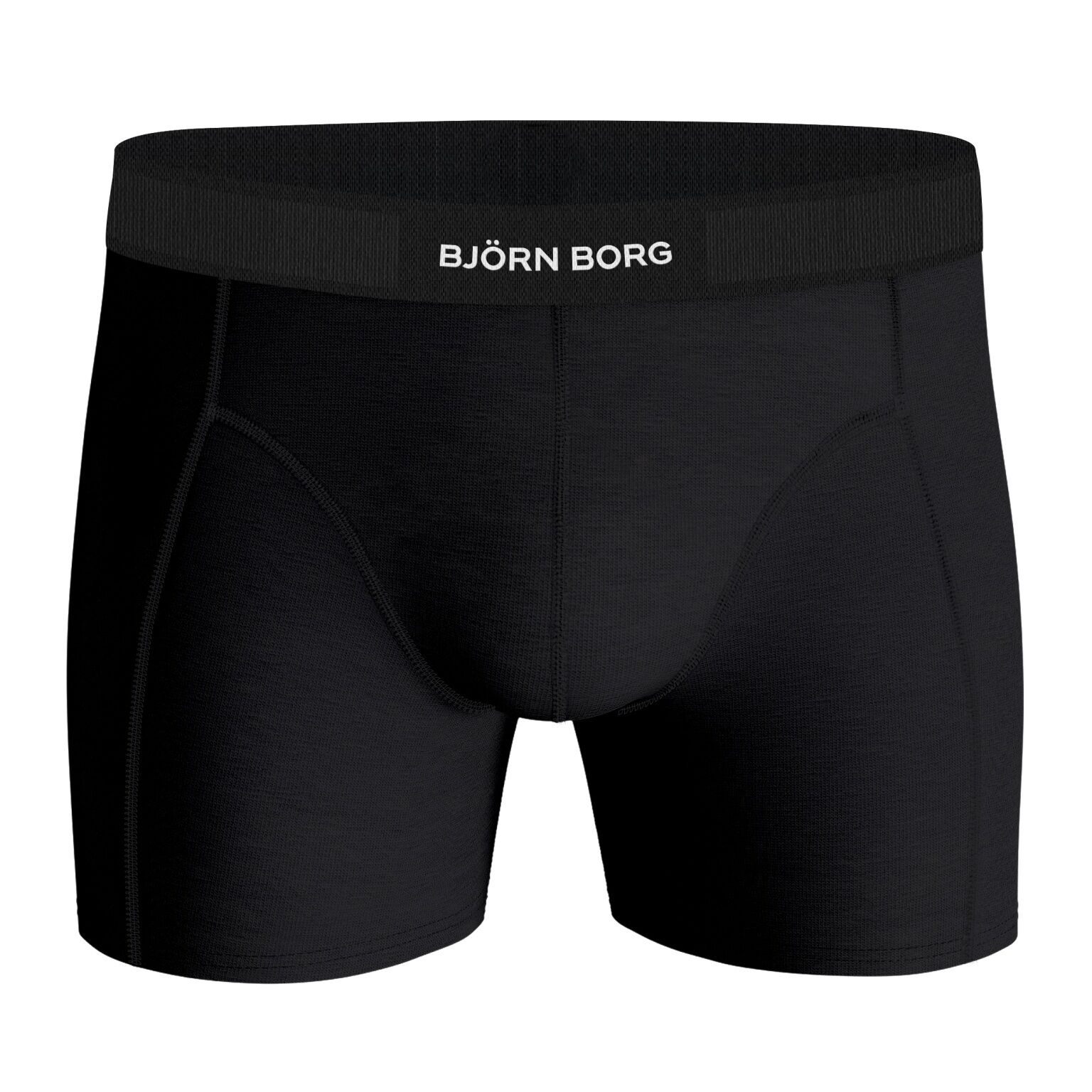 Bjorn Borg Cotton Stretch boxers, heren boxers normale lengte (3-pack), zwart