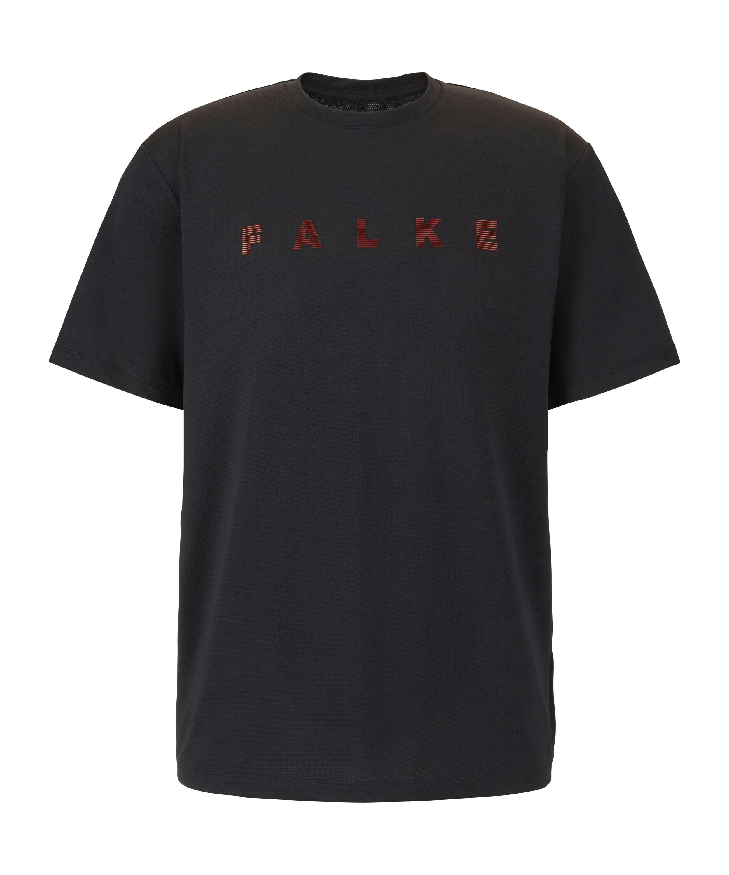 FALKE heren training T-shirt, zwart (black)