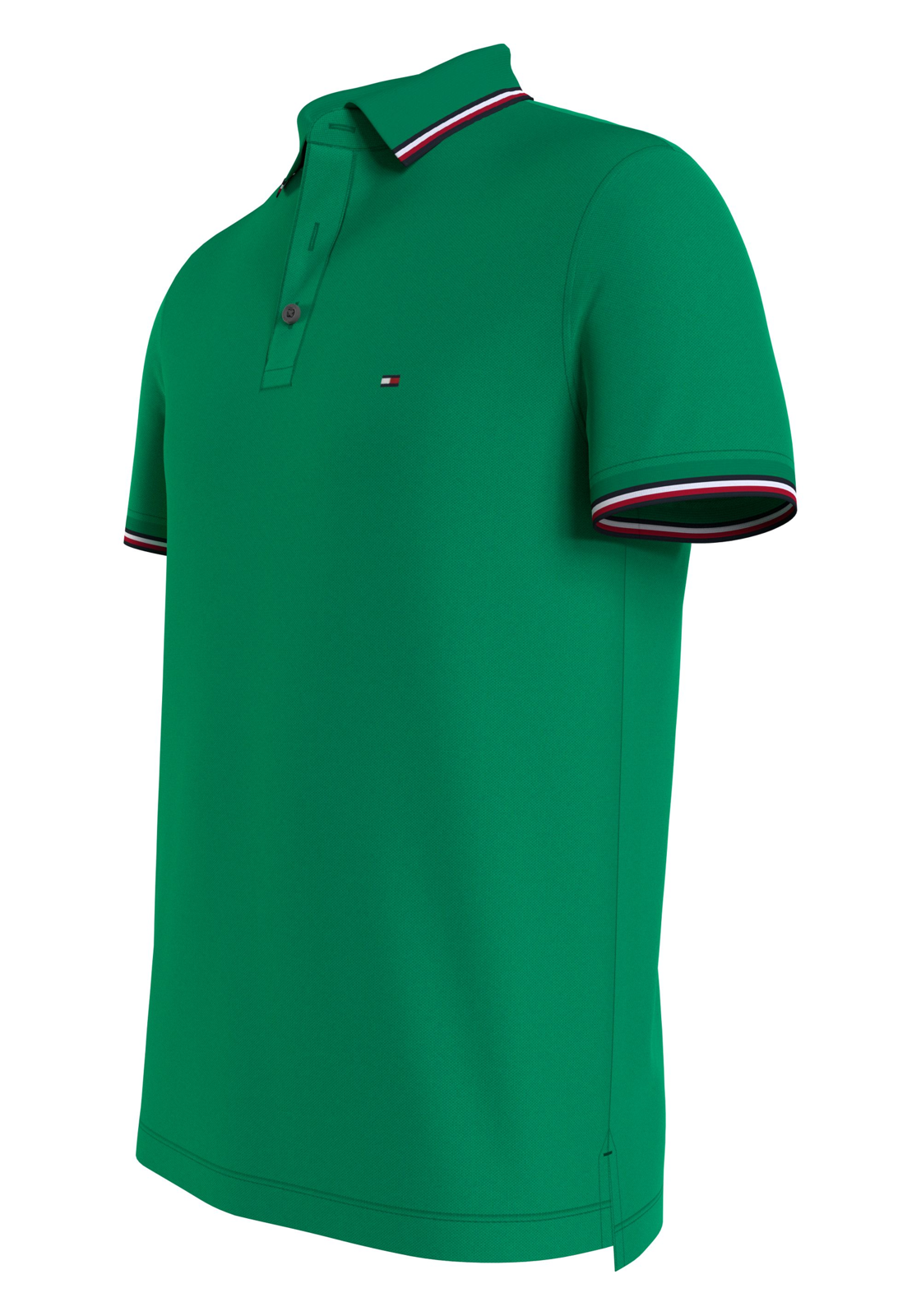 image_4_MW0MW30750L4B_D_C4101wid2000amphei2000ampop_usm1710 Tommy Hilfiger 1985 Rwb Tipped Slim Polo, heren poloshirt, groen