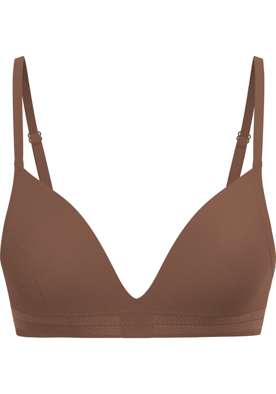 Bjorn Borg dames Soft Touch Bra, beugelloze bh (1-pack), bruin Bjorn Borg dames Soft Touch Bra, beugelloze bh (1-pack), bruin