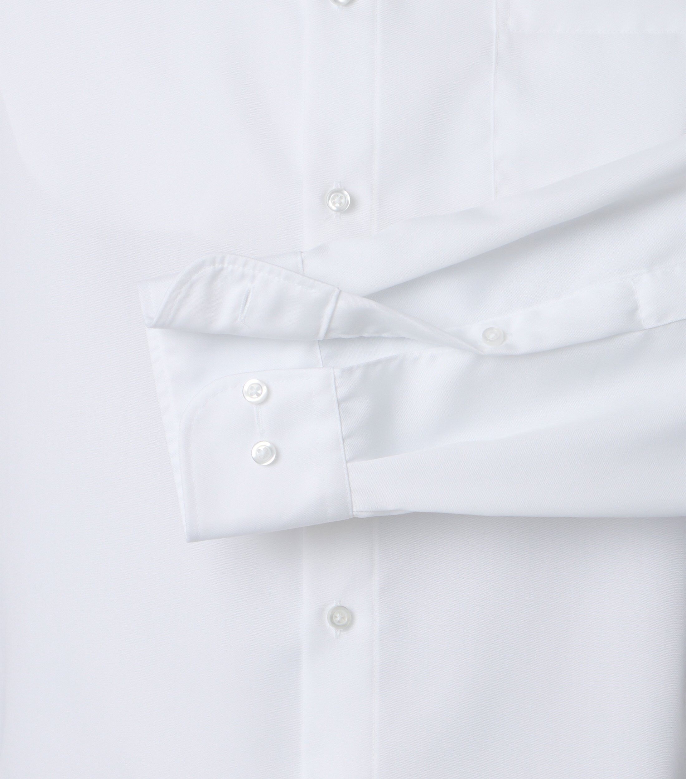 VENTI modern fit overhemd, twill, wit