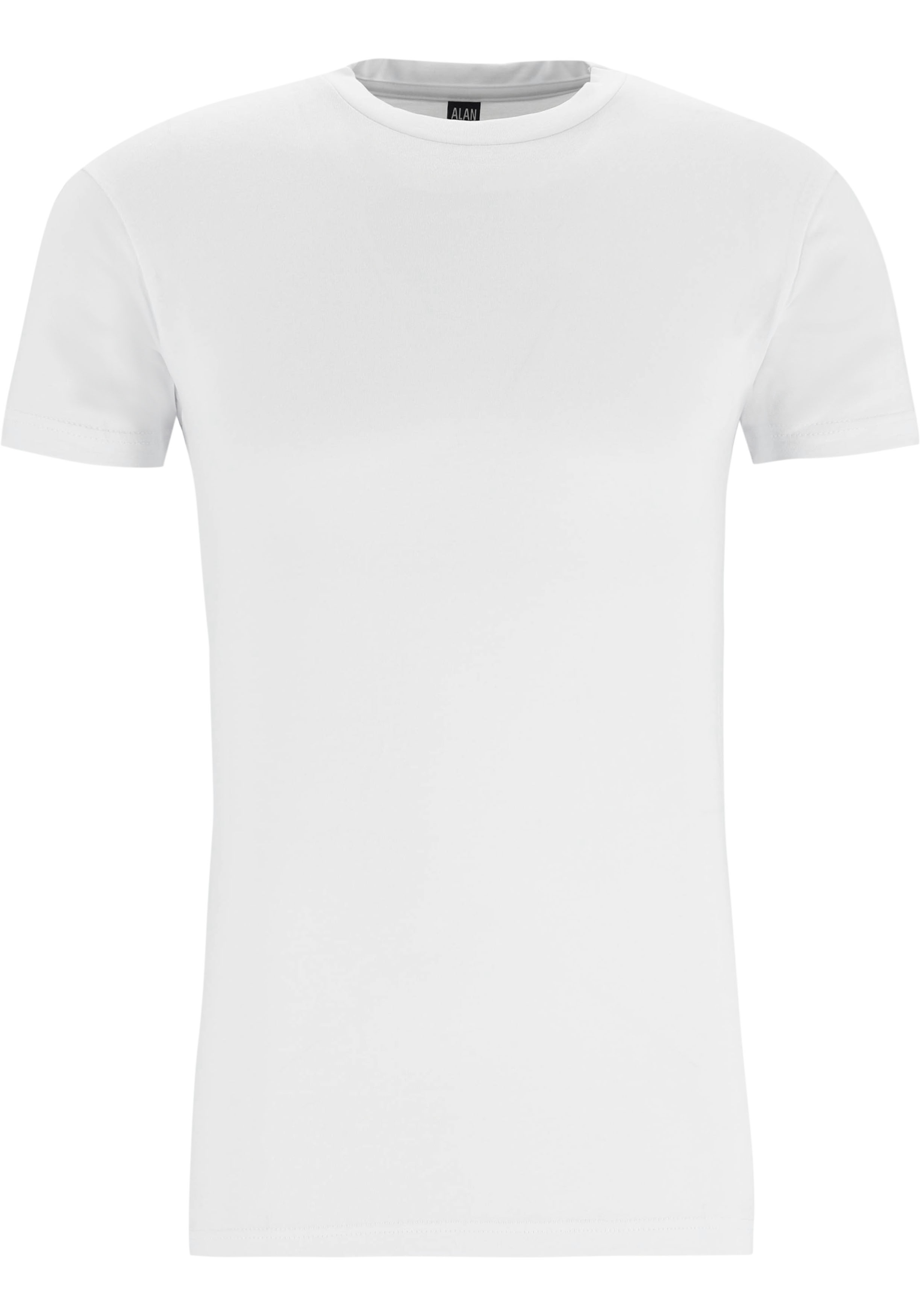ALAN RED T-shirts OAKVILLE (2-pack), O-hals stretch, wit