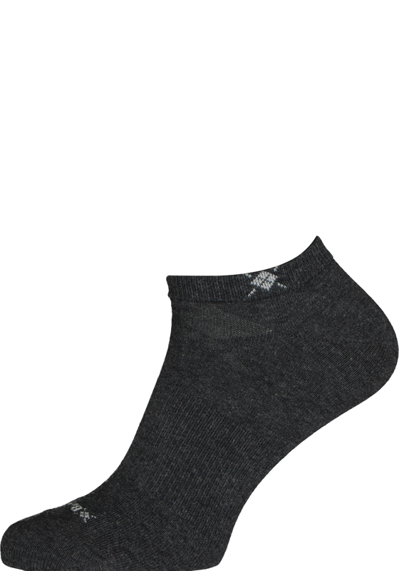 Burlington Everyday heren enkelsokken (2-pack), katoen, antraciet grijs Burlington Everyday heren enkelsokken (2-pack), katoen, antraciet grijs