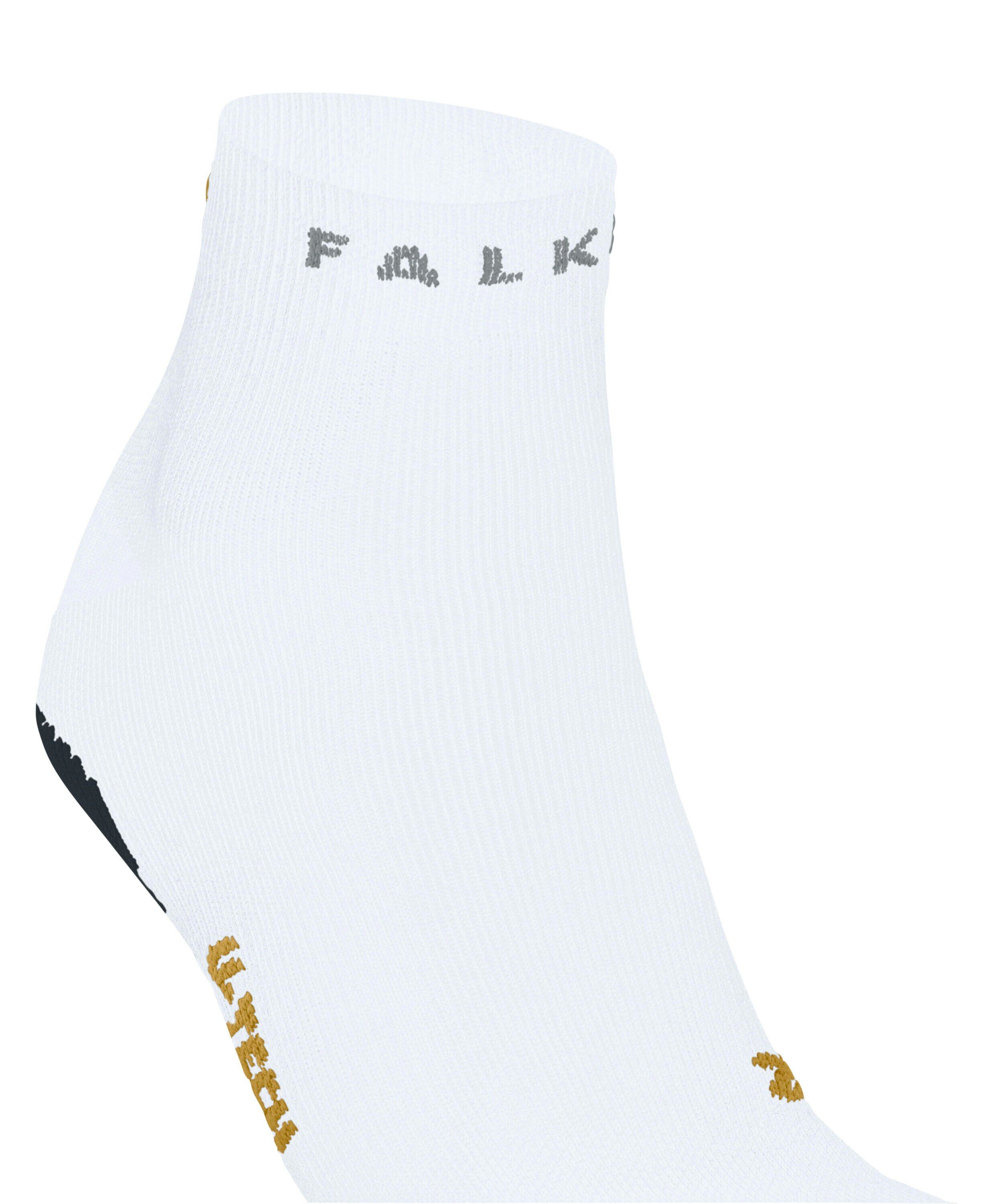 FALKE RU True Motion Short heren running sneakersokken, wit (white)