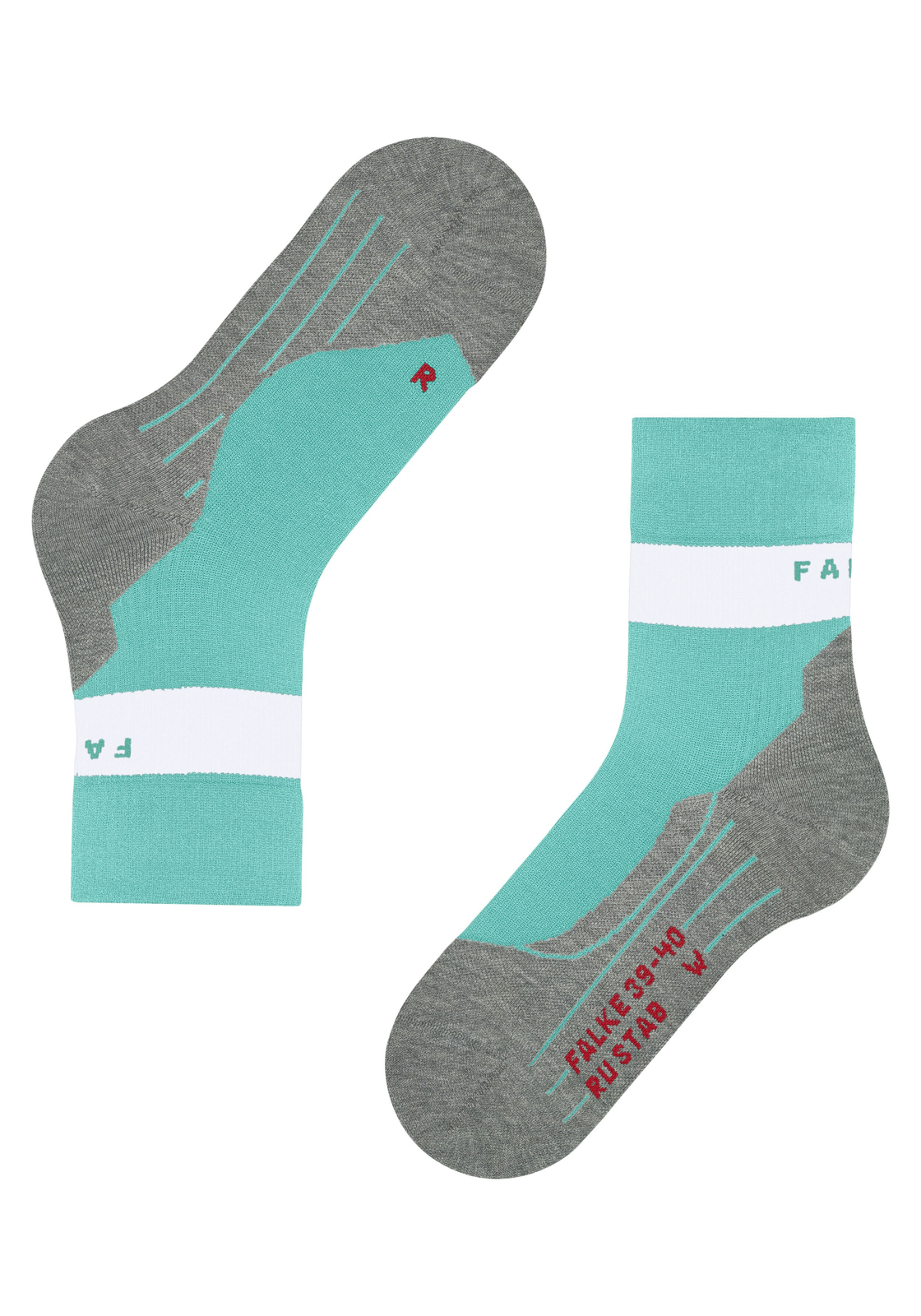 FALKE RU Compression Stabilizing dames running sokken, blauw (fiji) FALKE RU Compression Stabilizing dames running sokken, blauw (fiji)